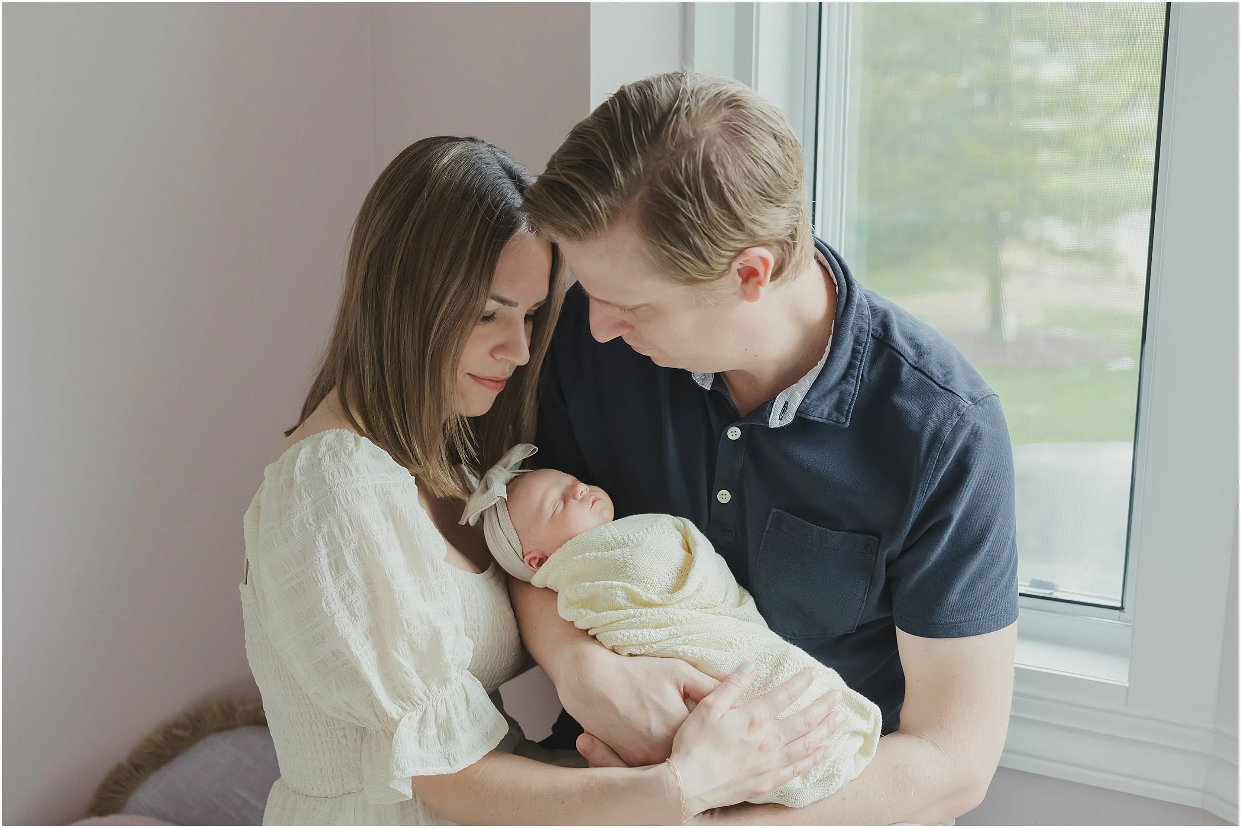 Relaxed At Home Newborn Photos | Milwaukee, WI