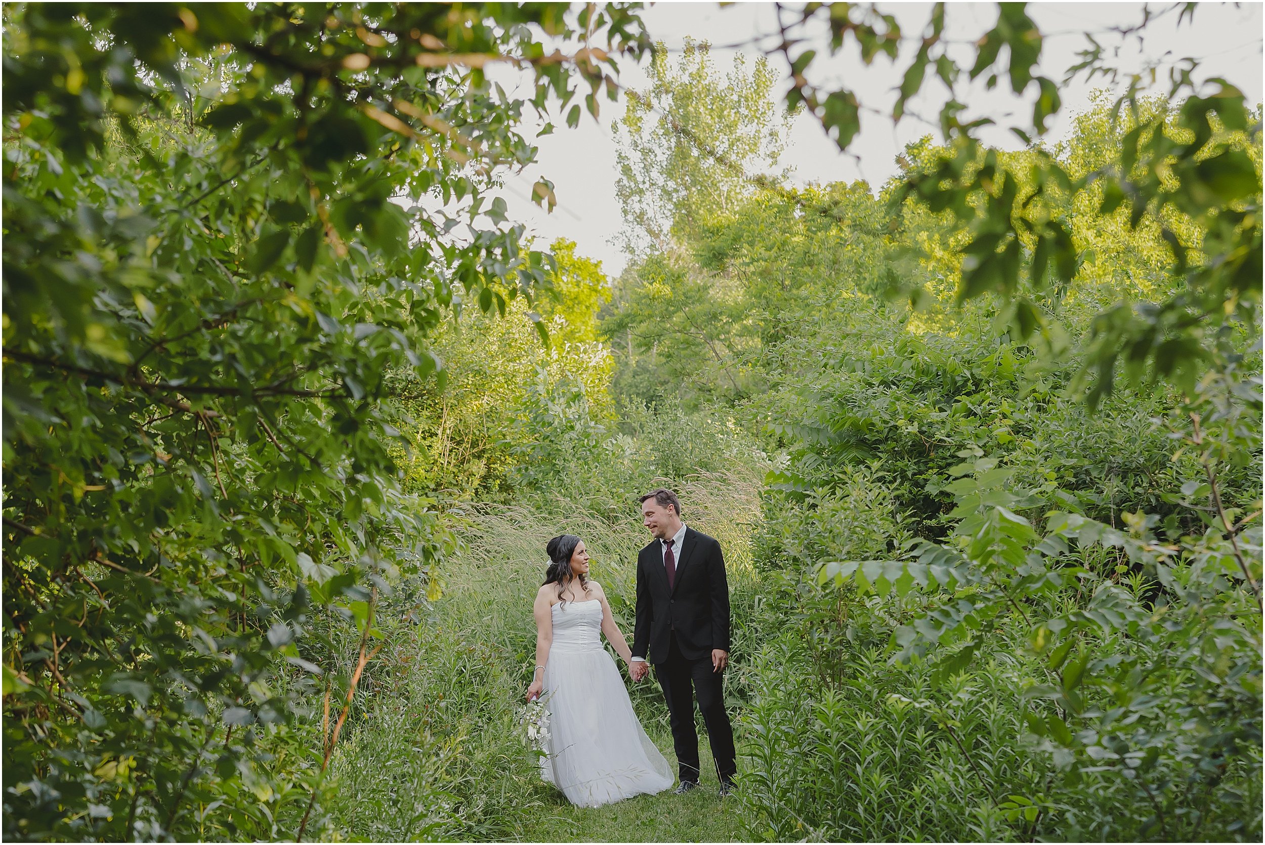 Intimate Micro Backyard Summer Wedding Day | Muskego, WI