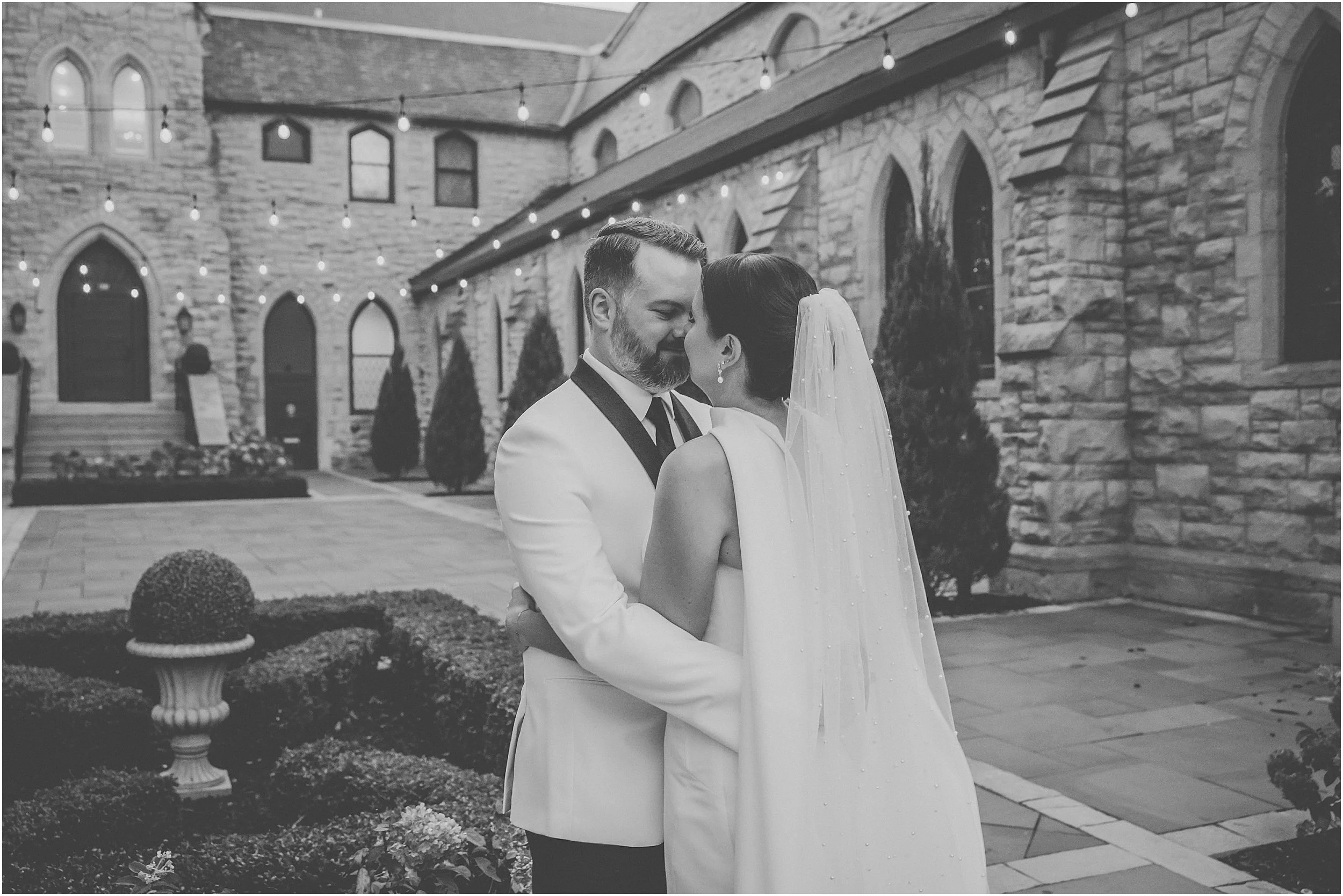 18-wedding-couple-St-James-modern-documentary-neck-scarf-pearl-veil.JPG