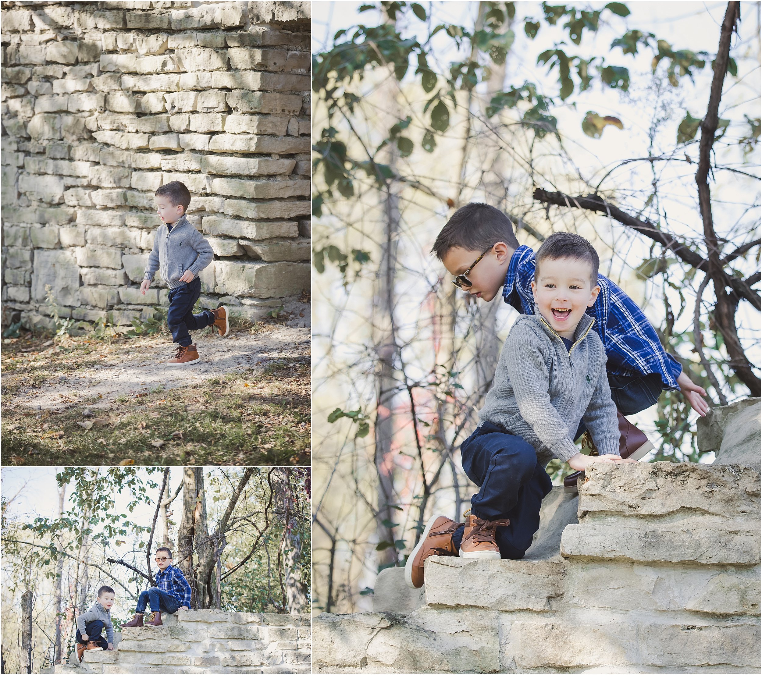 09-family-photo-session-with-dog-fall-leaves-blue-lake-gathering-sticks.JPG