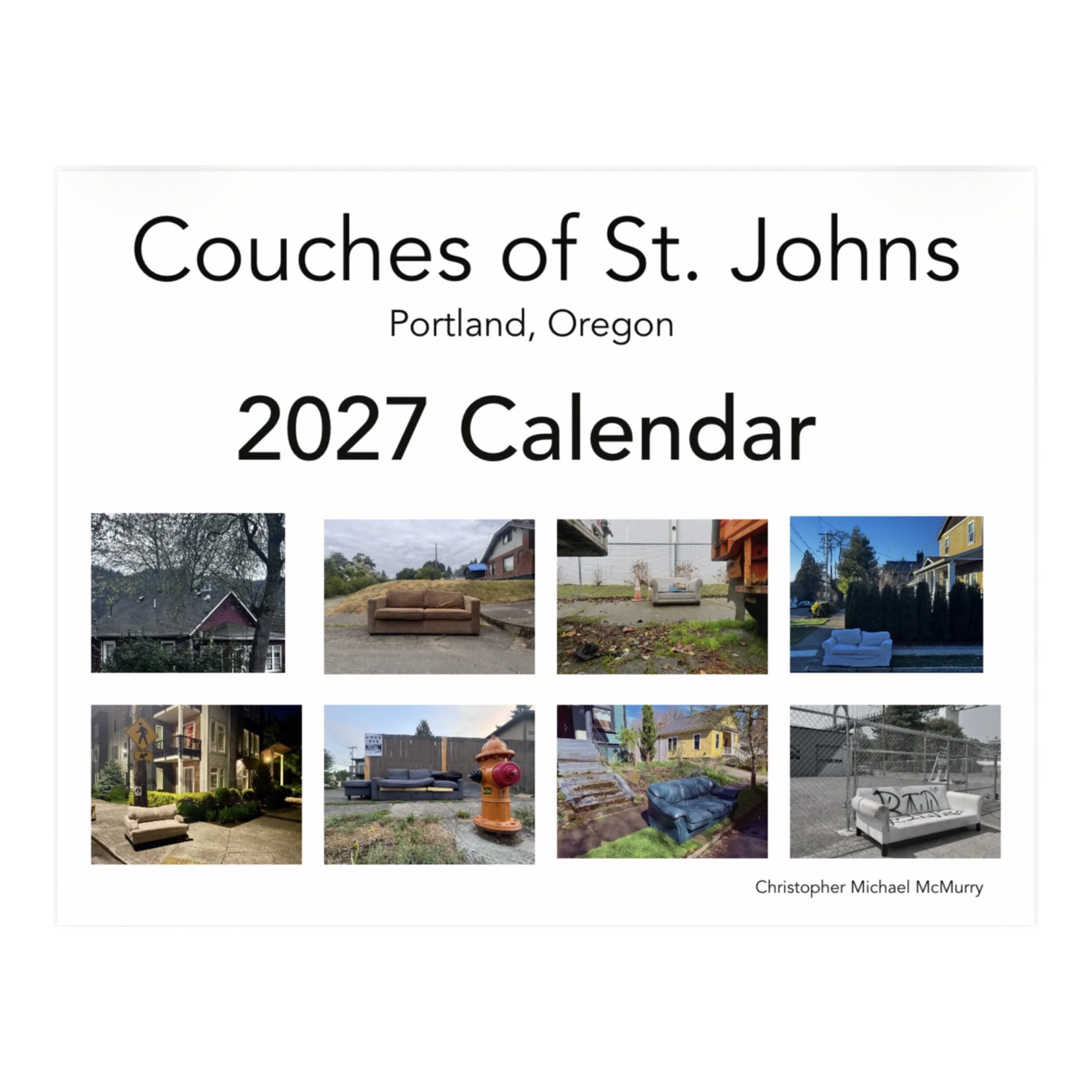 Couches of St. Johns 2027 Calendar,