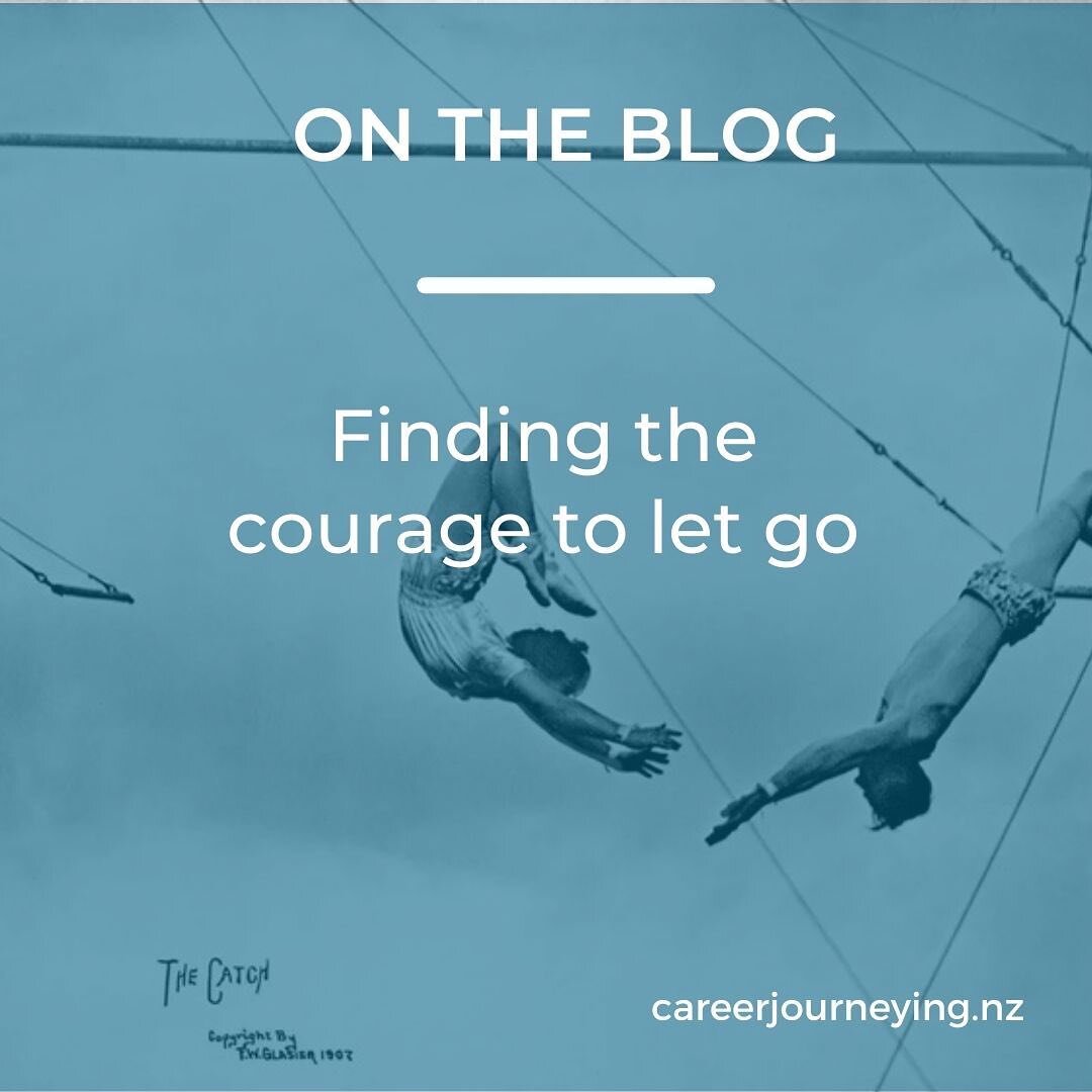 Taking a leap without knowing what&rsquo;s to come is a little bit like letting go of your own trapeze&hellip; 
Read more on the blog at careerjourneying.nz (Link in bio) 💙