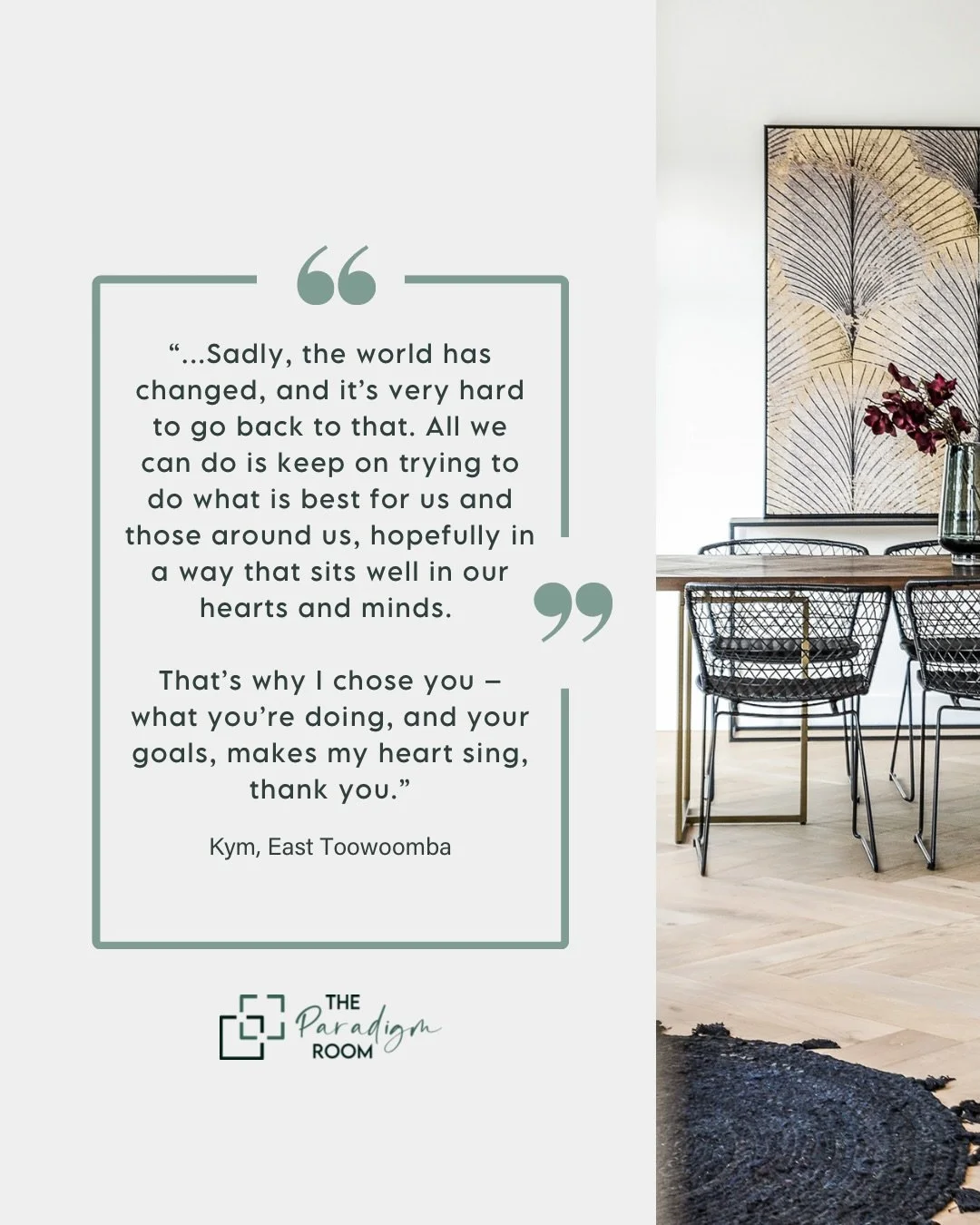 One of my lovely 2024 clients sent me these kind words last week. And it is the exact reason why I do what I do 🤍

A series of personal experiences and a rather unique education path to date, has led me to exactly what I do today. And I believe ever