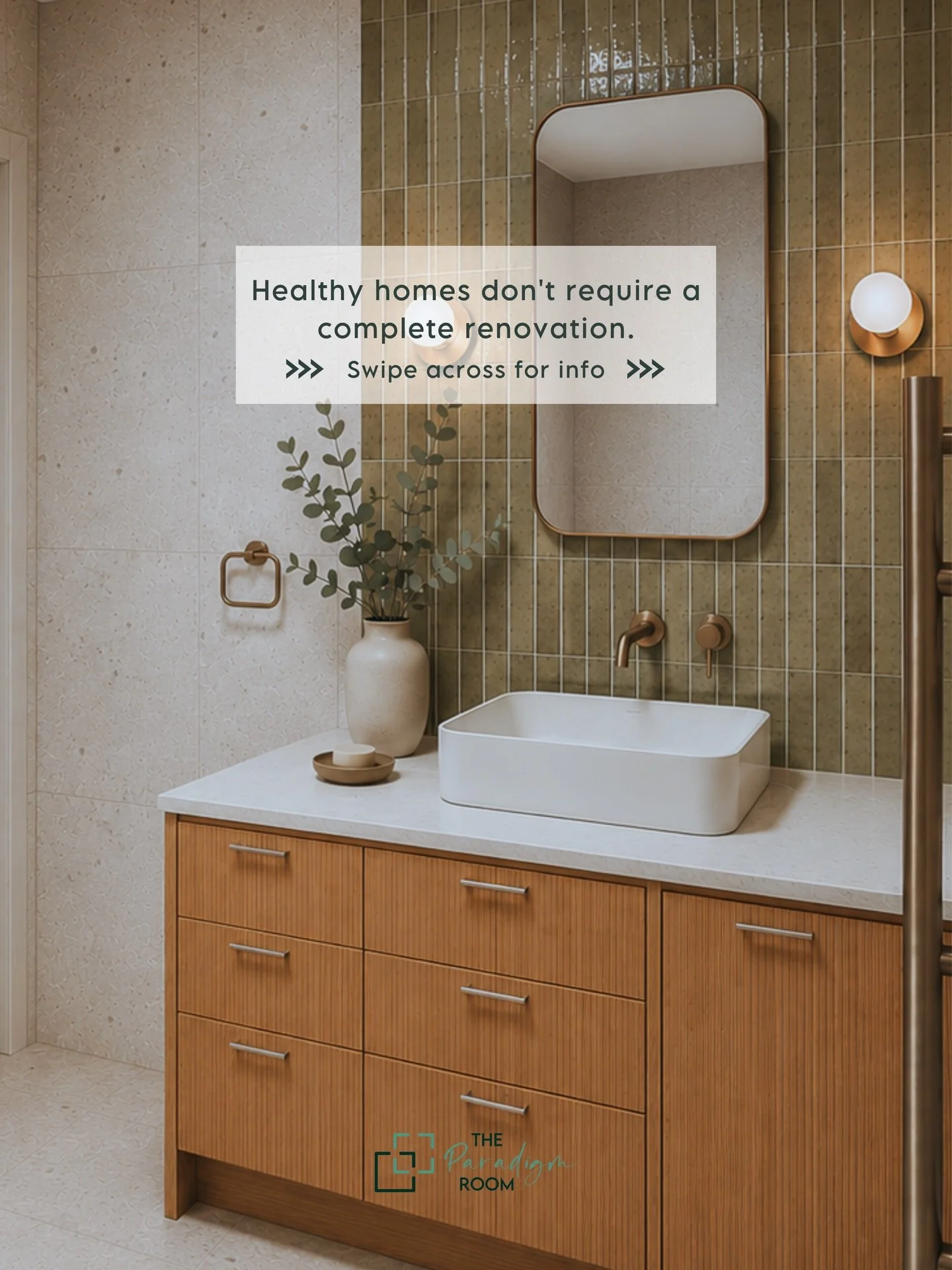 One of the biggest misconceptions I hear is that creating a healthier home has to be expensive. 

The truth is, most of us make hundreds of decisions about our homes over a lifetime. 
Replacing a mattress. Painting a room. Buying a new sofa. Renovati