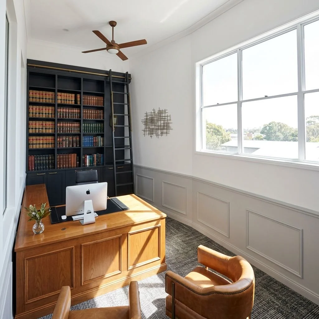 Classic interior design law chambers office in Toowoomba Office