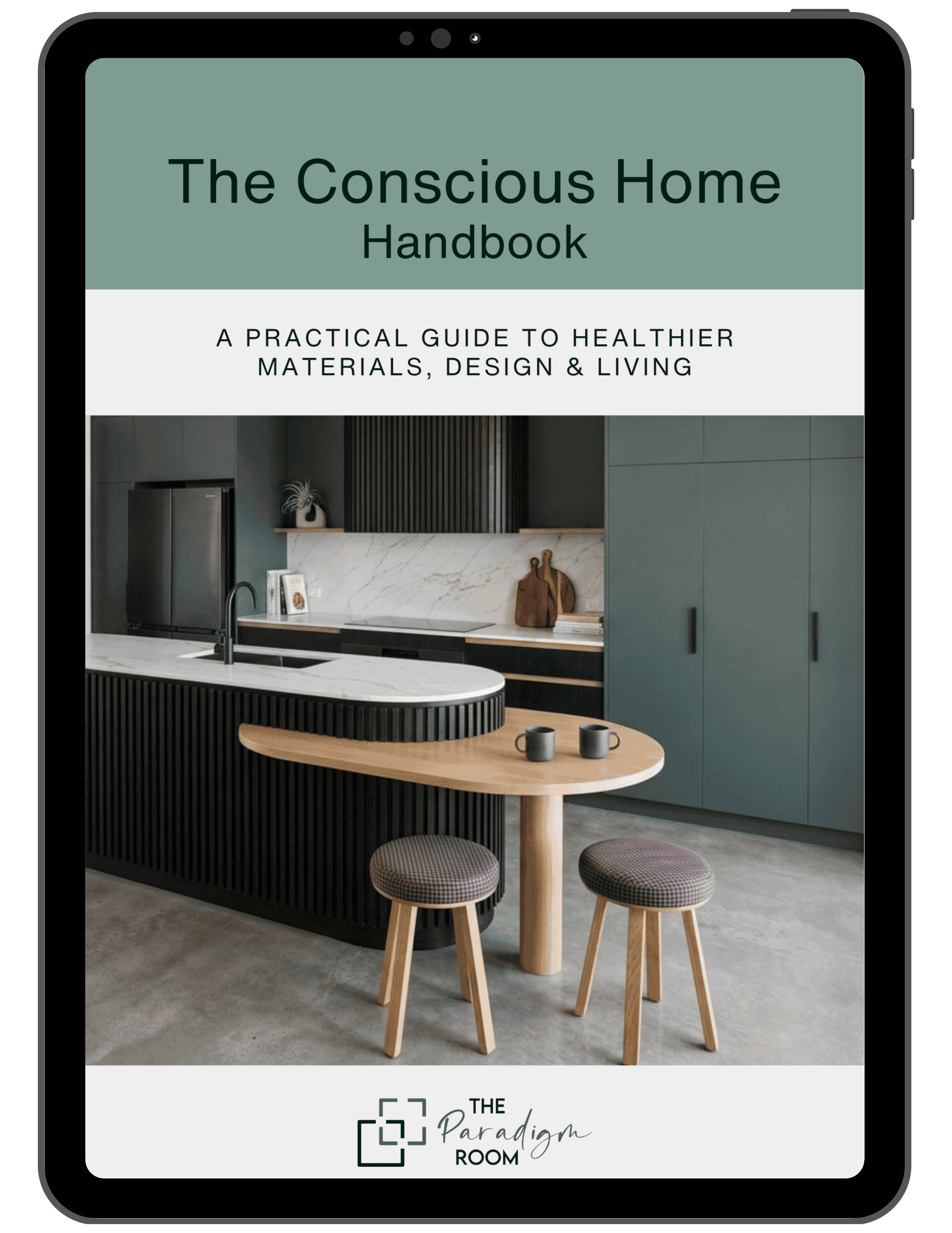 The Paradigm Room's 'The Conscious Home Handbook - A Practical Guide to Healthier Materials, Design & Low Tox Living' ebook cover
