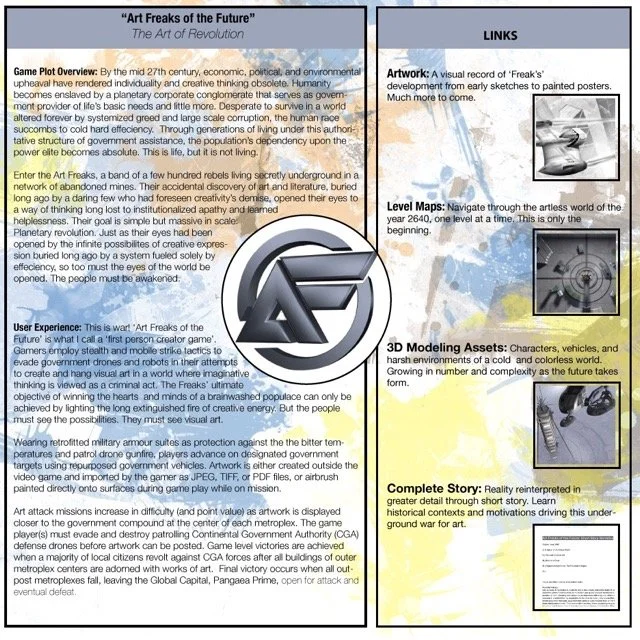 Art Freaks Summary Web Page