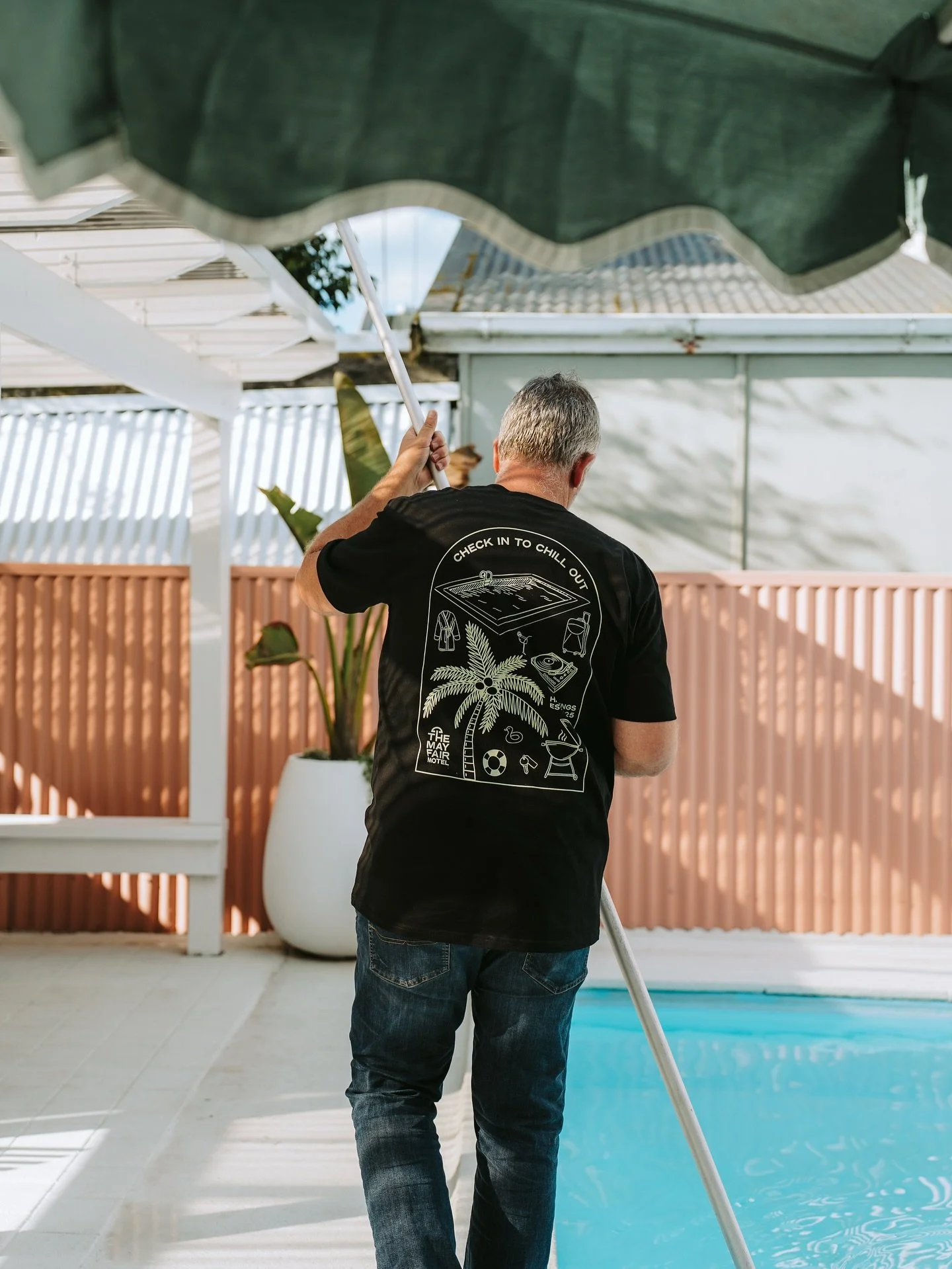 Check out the new uniforms we have been designing for @themayfair_hastings and introducing their new tagline we created &lsquo;CHECK IN TO CHILL OUT&rsquo;. 

Keeping the Mayfair vibe flowing right through to the uniforms, because consistency never l