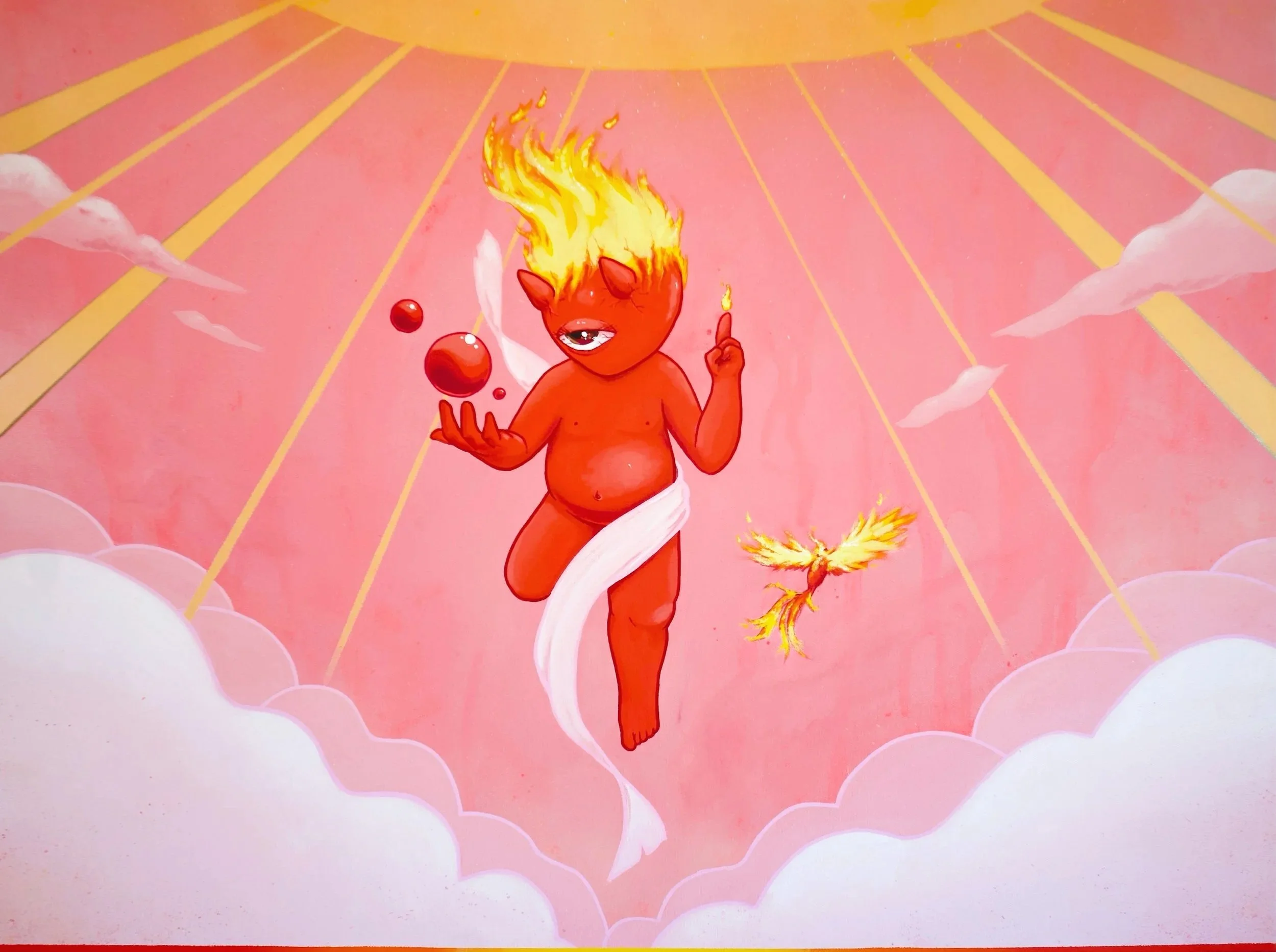 Helios
30x40" acrylic on canvas, 2025