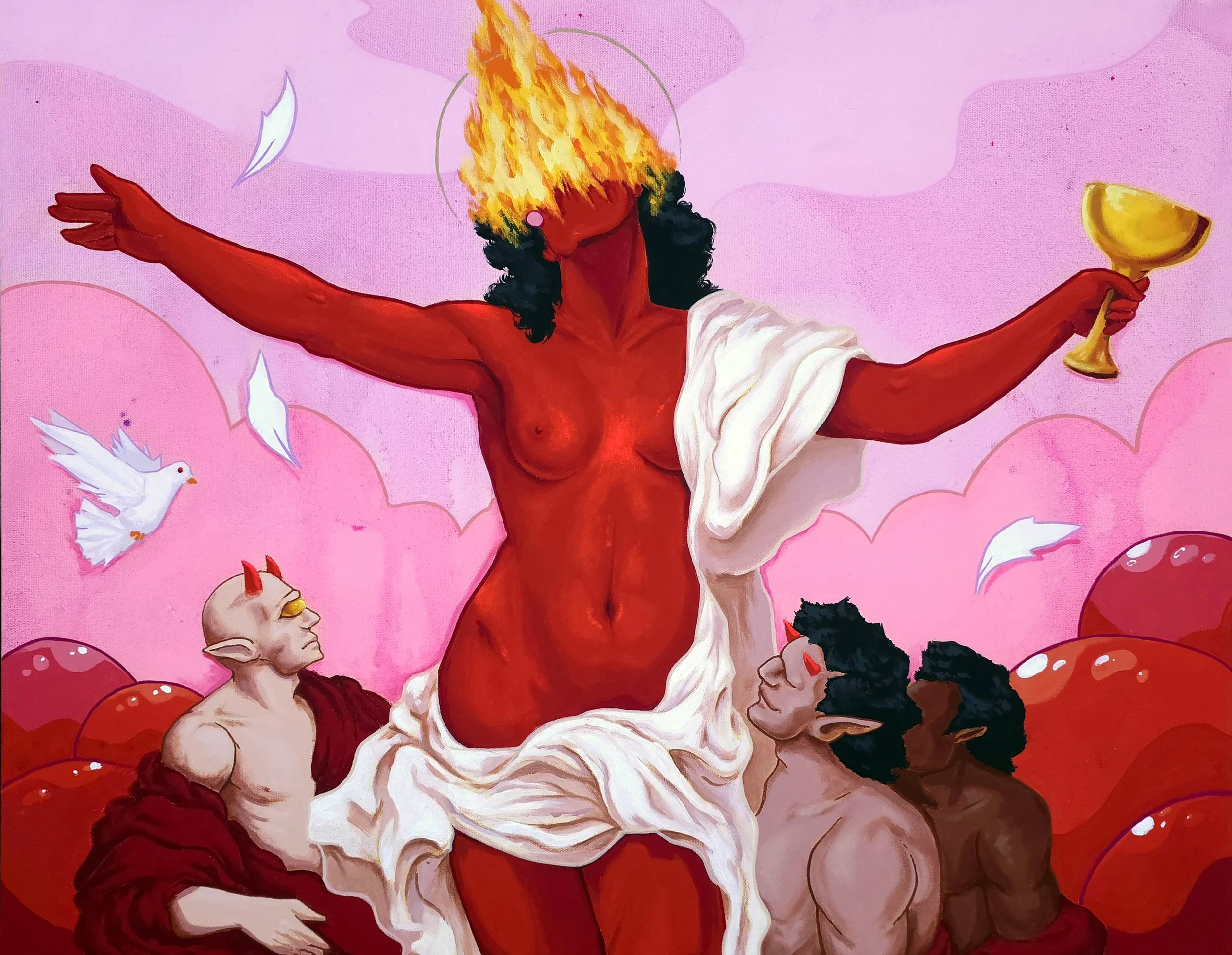 Never Met Superman
24x30" acrylic on canvas, 2026