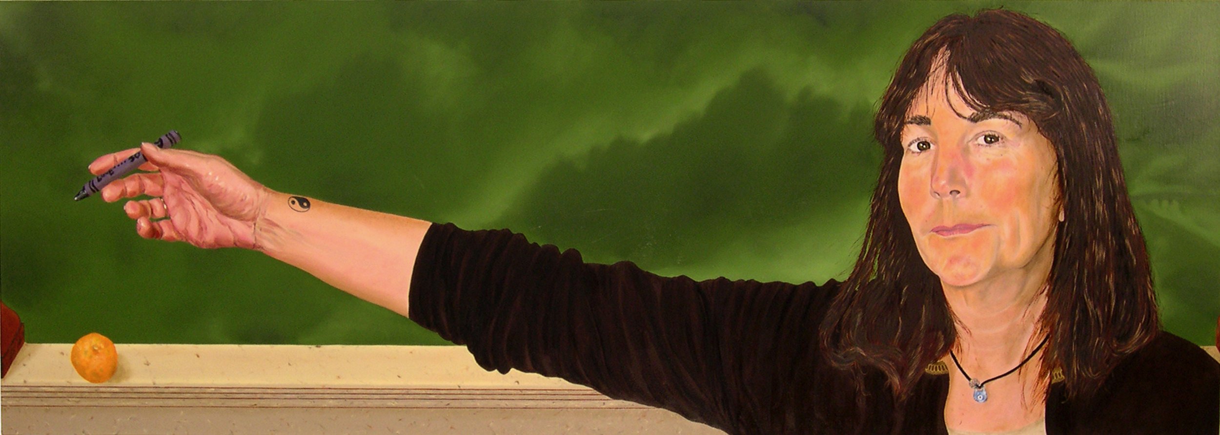 Catherine Jane, Oil on Canvas, 72"x24", 2004