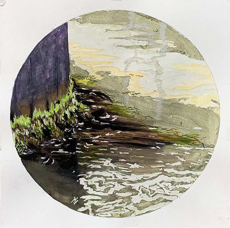 Venezia Uno, Giclle, on Fluid Paper, 18"x18", 2021