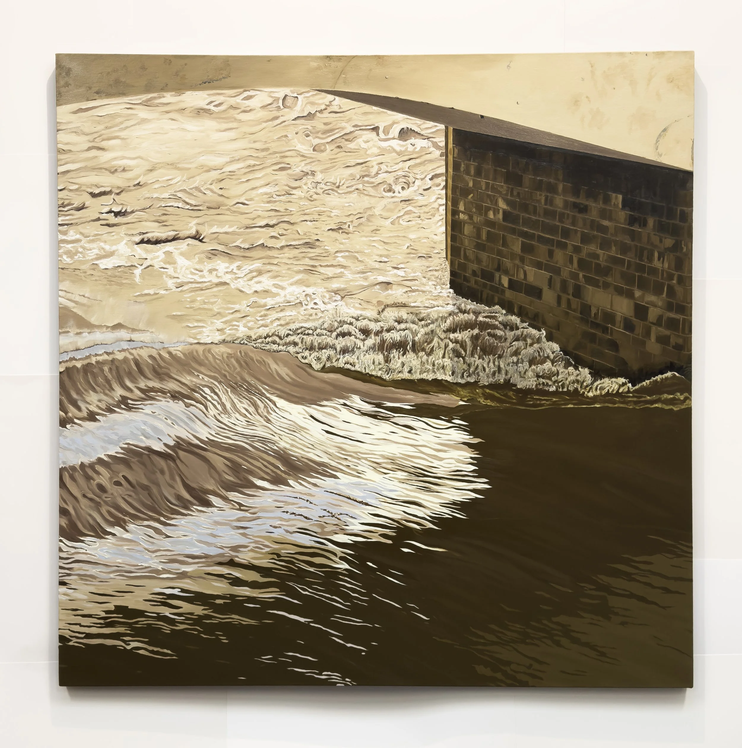 3.13.25 Ponte alle Grazie, Oil/Canvas, 60"x60" 2026