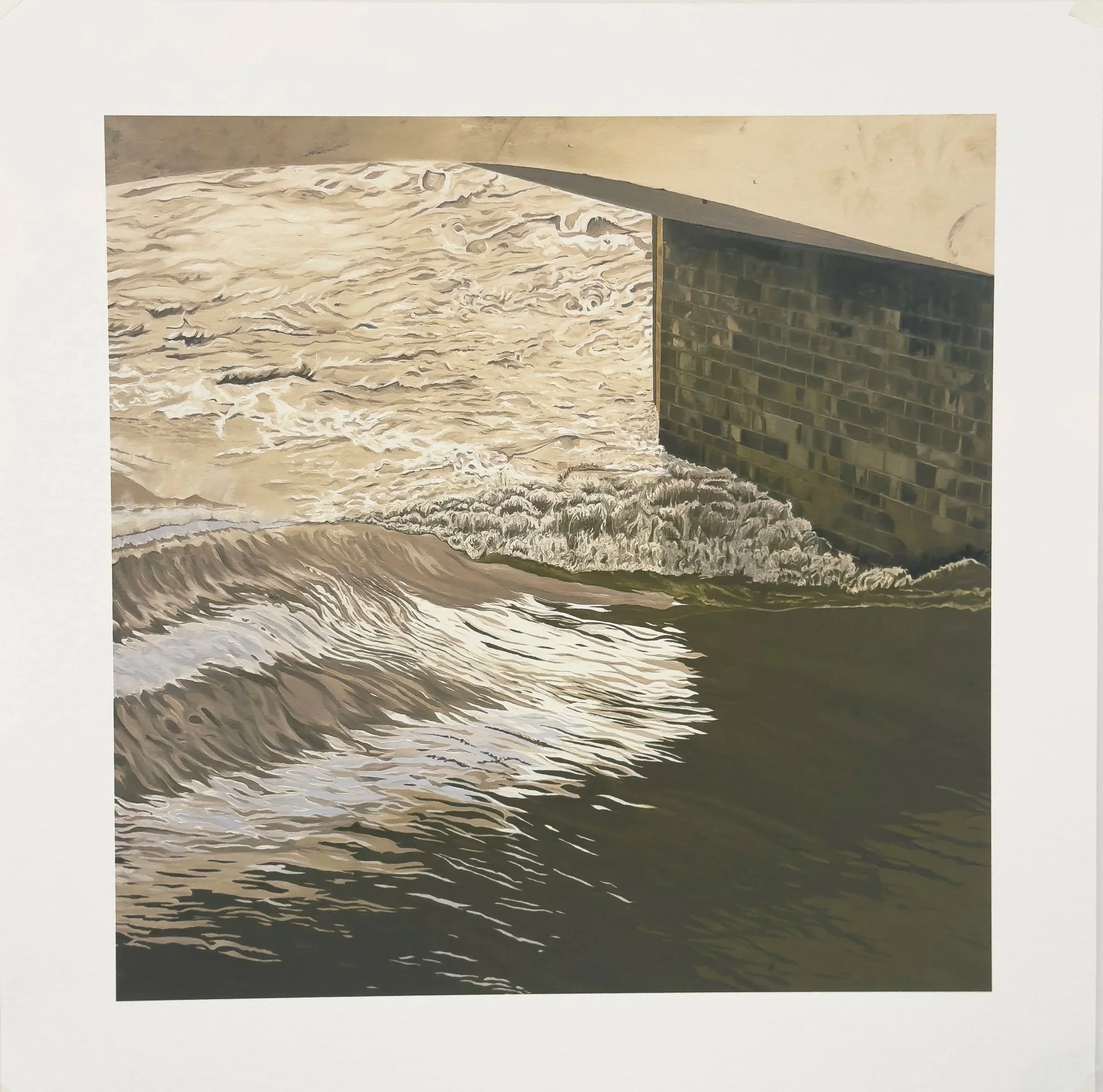3.13.25 Ponte alle Grazie, limited edition print, 15"x15", 2026