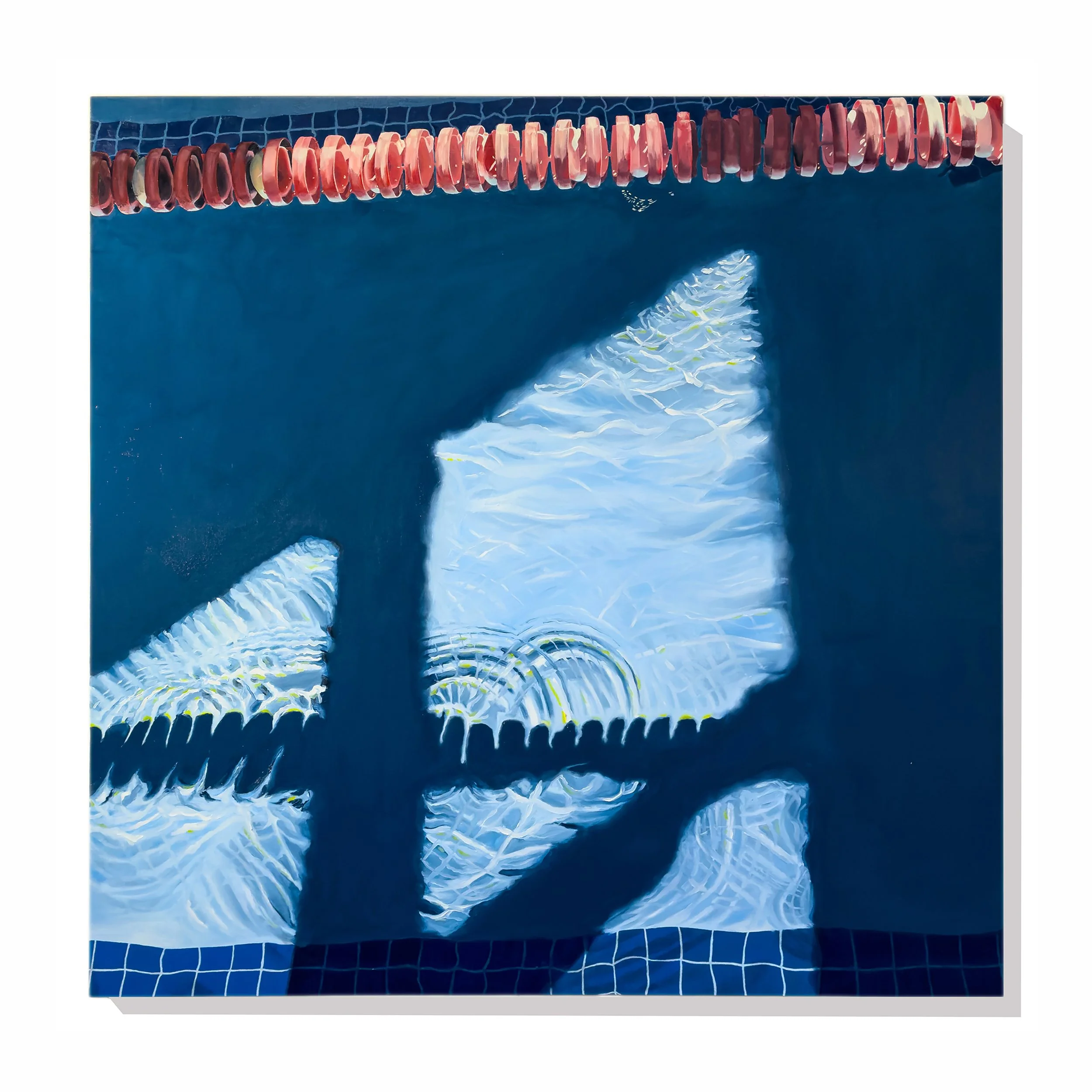 Ce n'est pas une Piscine,Oil/Canvas, 153x153cm,2026