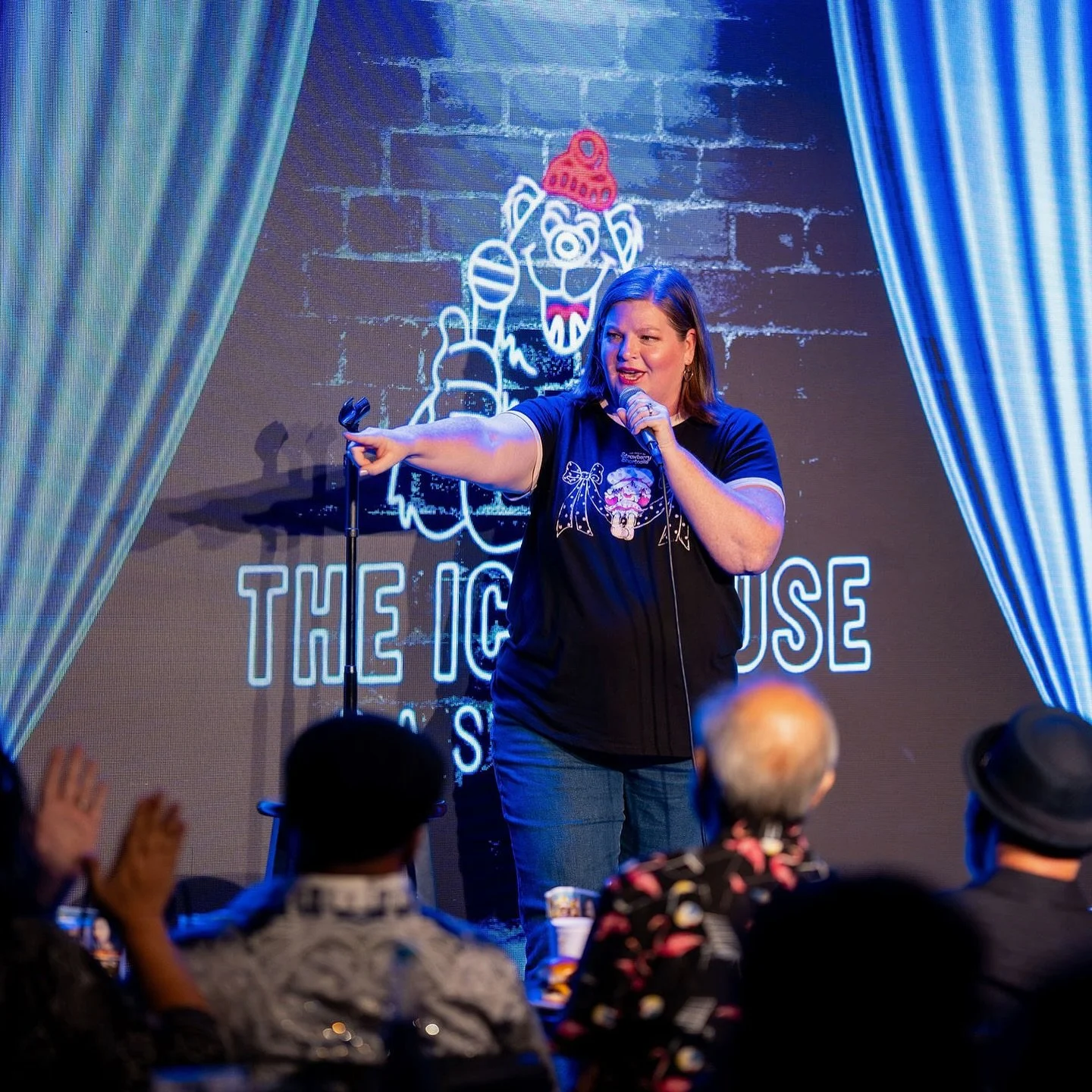 ✔️Mark your calendar✔️ 

You have TWO chances to see me this month at @theicehousecc! And I would love to see YOU there!

Oct. 18 with the fabulous line up @homeby9comedy 🎤 

Oct. 30 I&rsquo;m hosting the Bleep Show with @thesandyvelasco and special