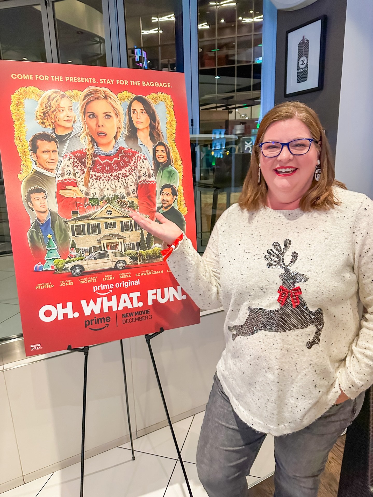 Hosted a special screening of Oh. What. Fun. this week and my holiday heart is FULL. 🎄✨

With an incredible cast led by Michelle Pfeiffer, Felicity Jones, Chlo&euml; Grace Moretz, Denis Leary, and more &mdash; plus the brilliant direction of Michael