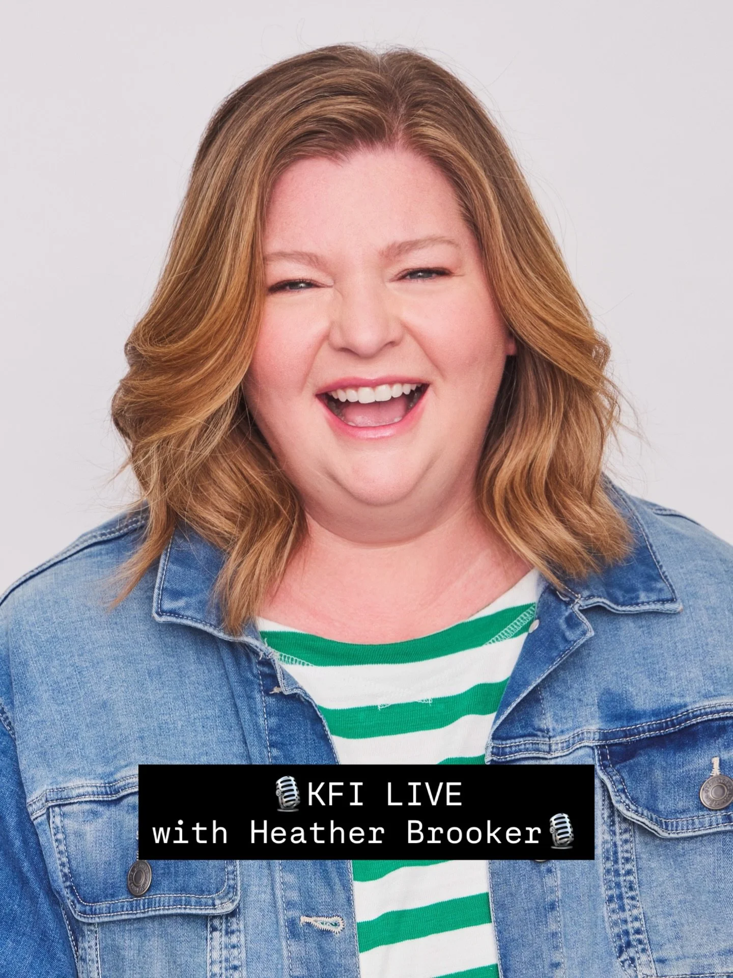 🚨Announcement 🚨 

The microphone is out of the bag! 🎙️ I am so thrilled to share with you that I have been asked to host a new show called KFI LIVE with Heather Brooker! My first live show is this Sunday at noon and I cannot wait! 😍

It&rsquo;s s
