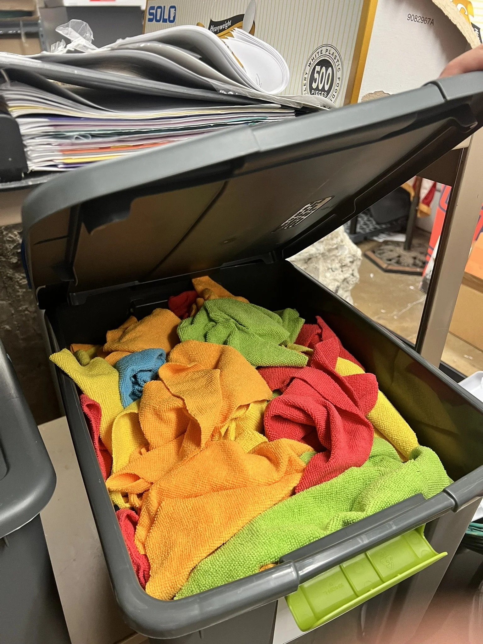 Microfiber cleaning cloths - used for carwash