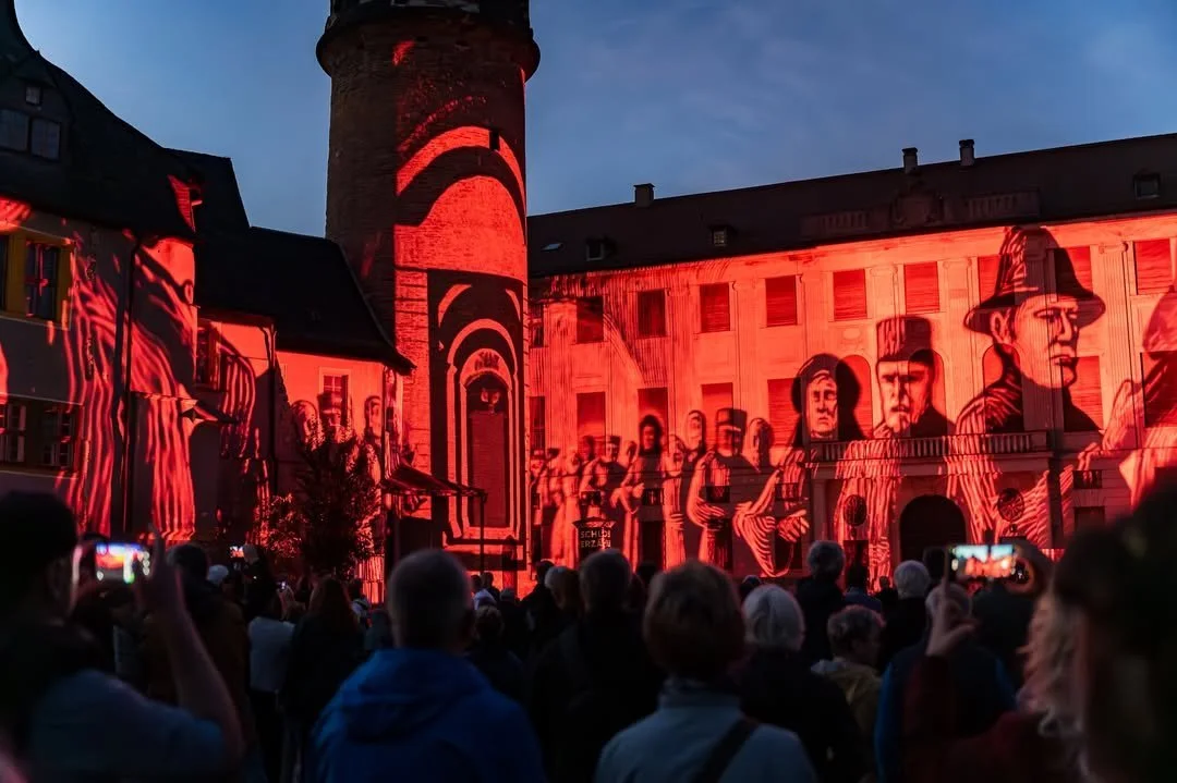 Architecture Projection Mapping | AI-Generated