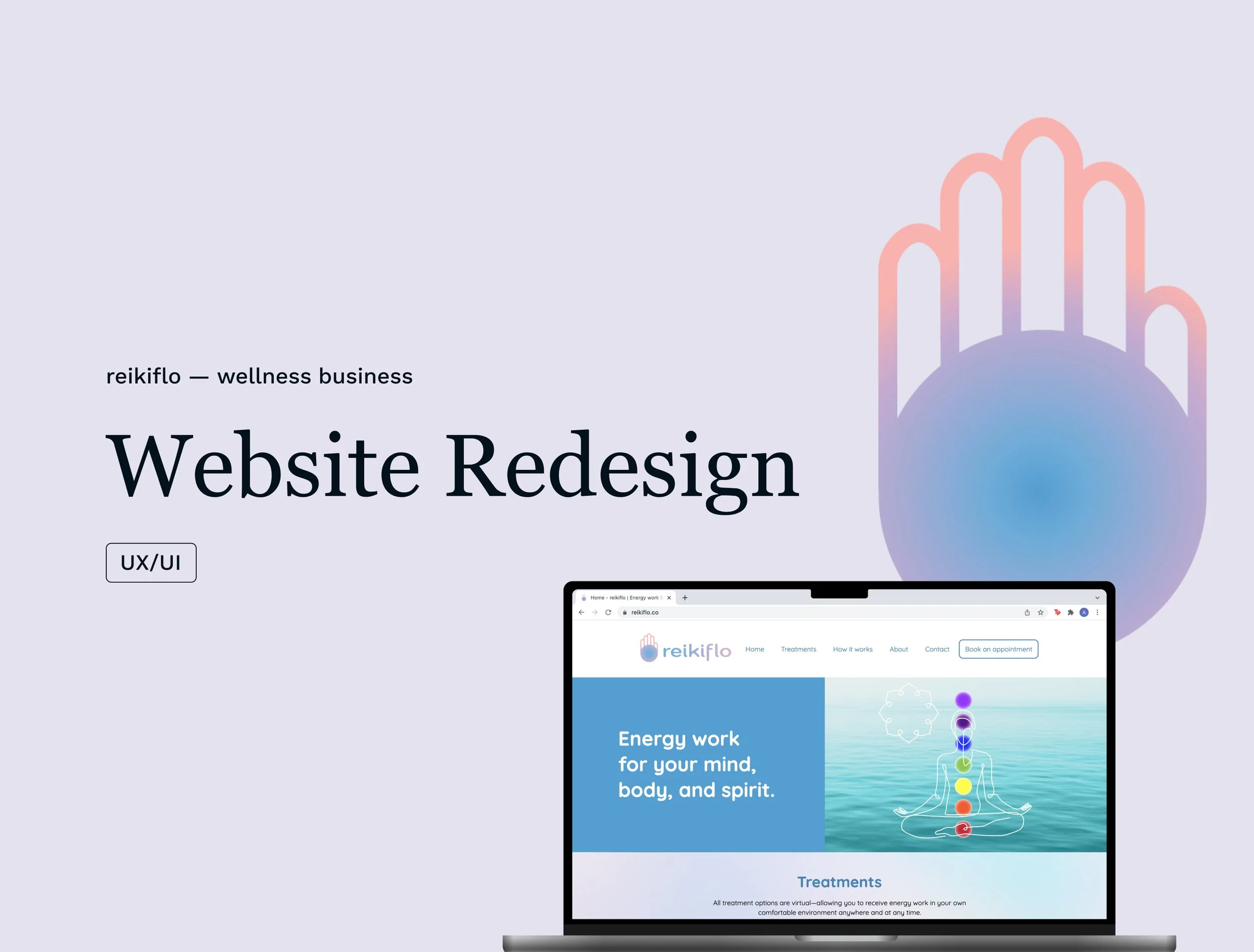 Reikiflo — Website Redesign
