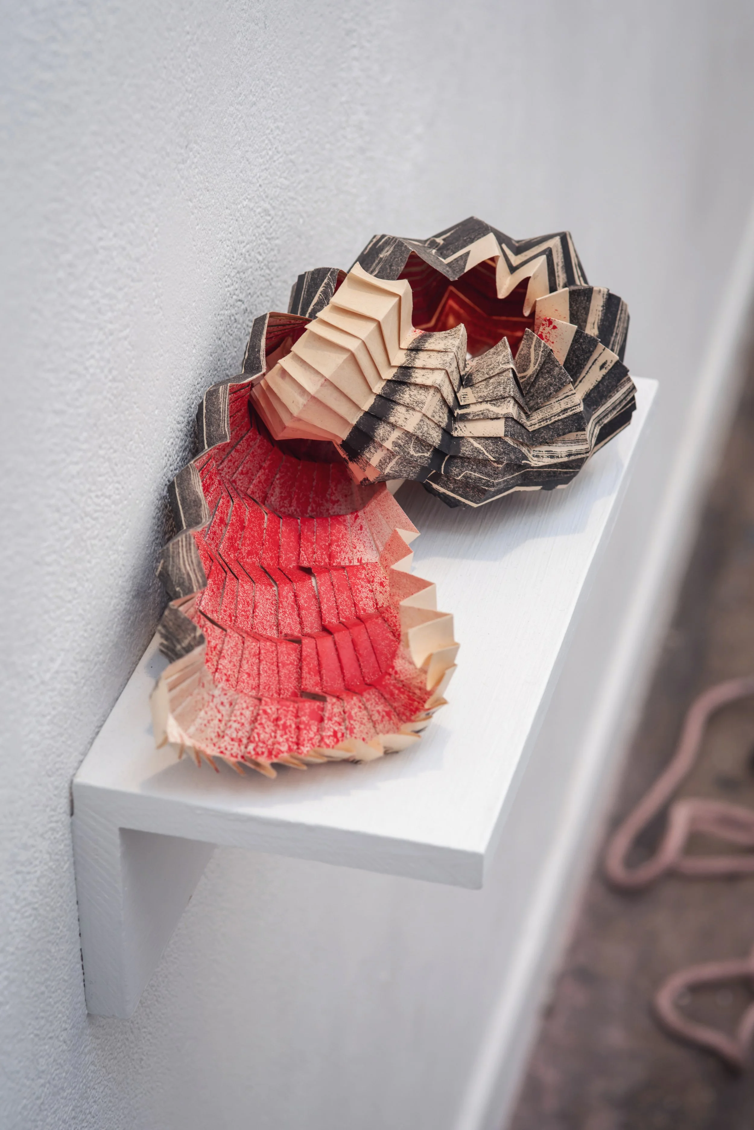 78 folds, Stone Lithography and paint (sold)
Photography by www.alasdair.photography