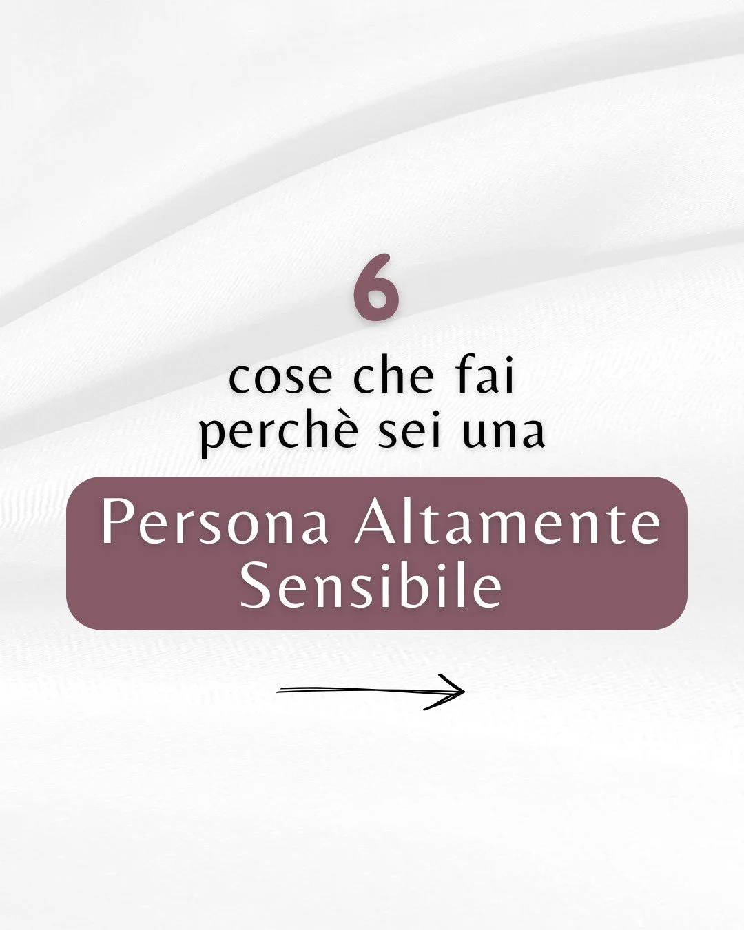 Scoprire di essere altamente sensibili pu&ograve; aiutare in vari modi:
1 &ndash; la necessit&agrave; di uno stile di vita pi&ugrave; adatto e connesso al proprio sentire pu&ograve; diventare una priorit&agrave; capace di generare senso di sollievo e