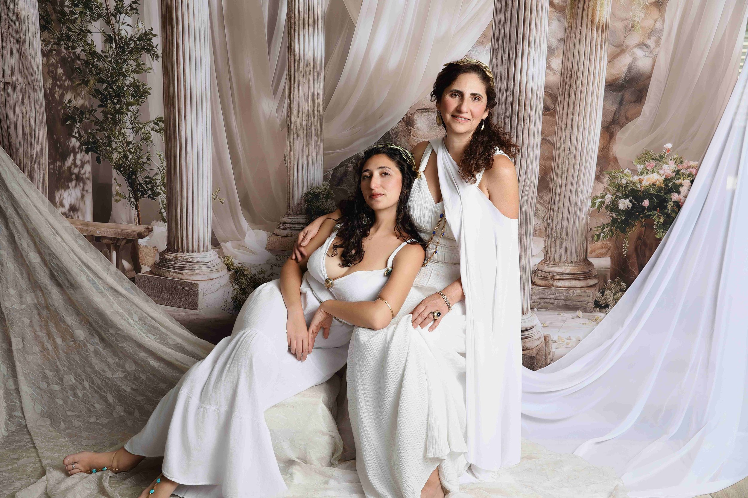 styled mother daughter Palm Desert family photography shoot