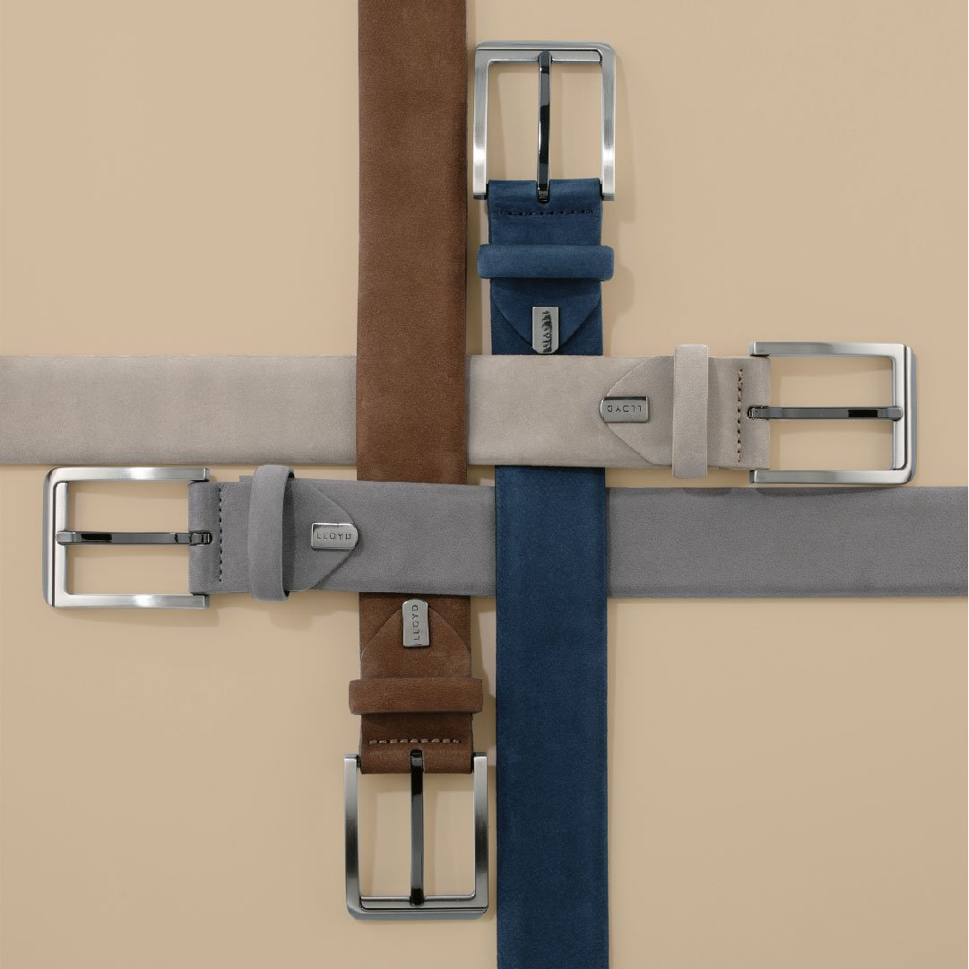 Samtig, edel und immer passend &ndash; diese Nubuk-G&uuml;rtel sind dein neues Lieblingsst&uuml;ck im Kleiderschrank! 😎💼 #Nubuk #LloydBelts #madeingermany