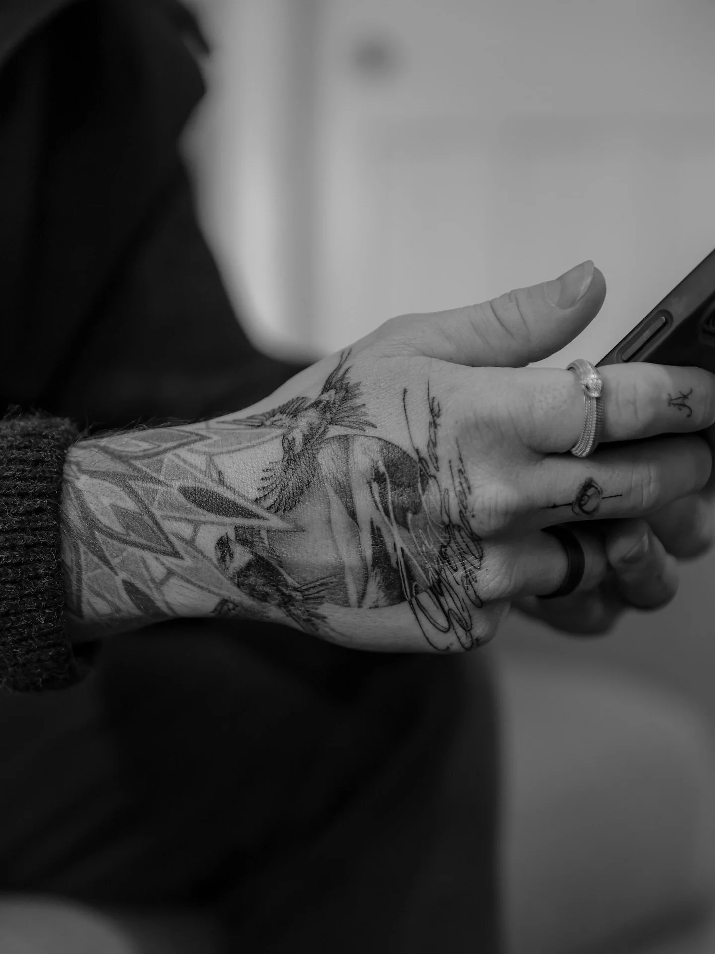 Job stopper? For a long time, hand tattoos carried heavy stigma, but more and more people are embracing them as a statement of identity and art. Watch us be a part of that shift 🖤
Memories and music for @its_jamie_rayel 🖤