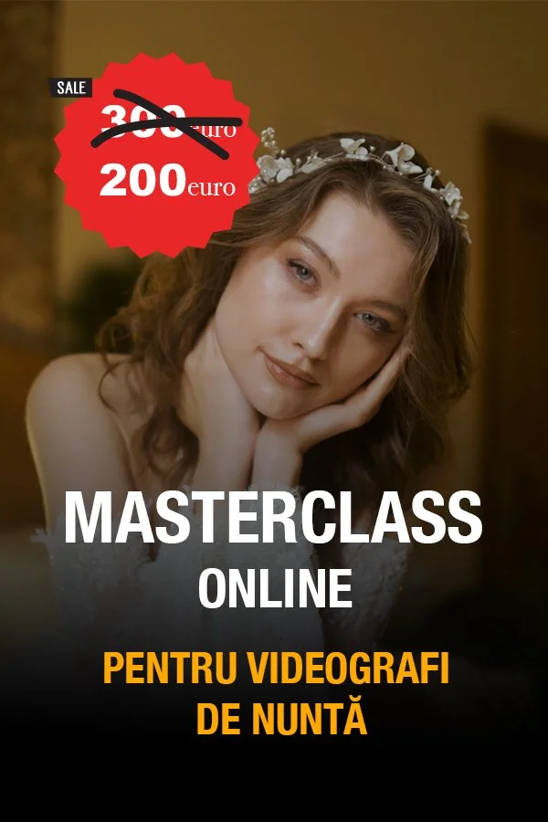 Masterclass Online pentru videografi de nuntă
