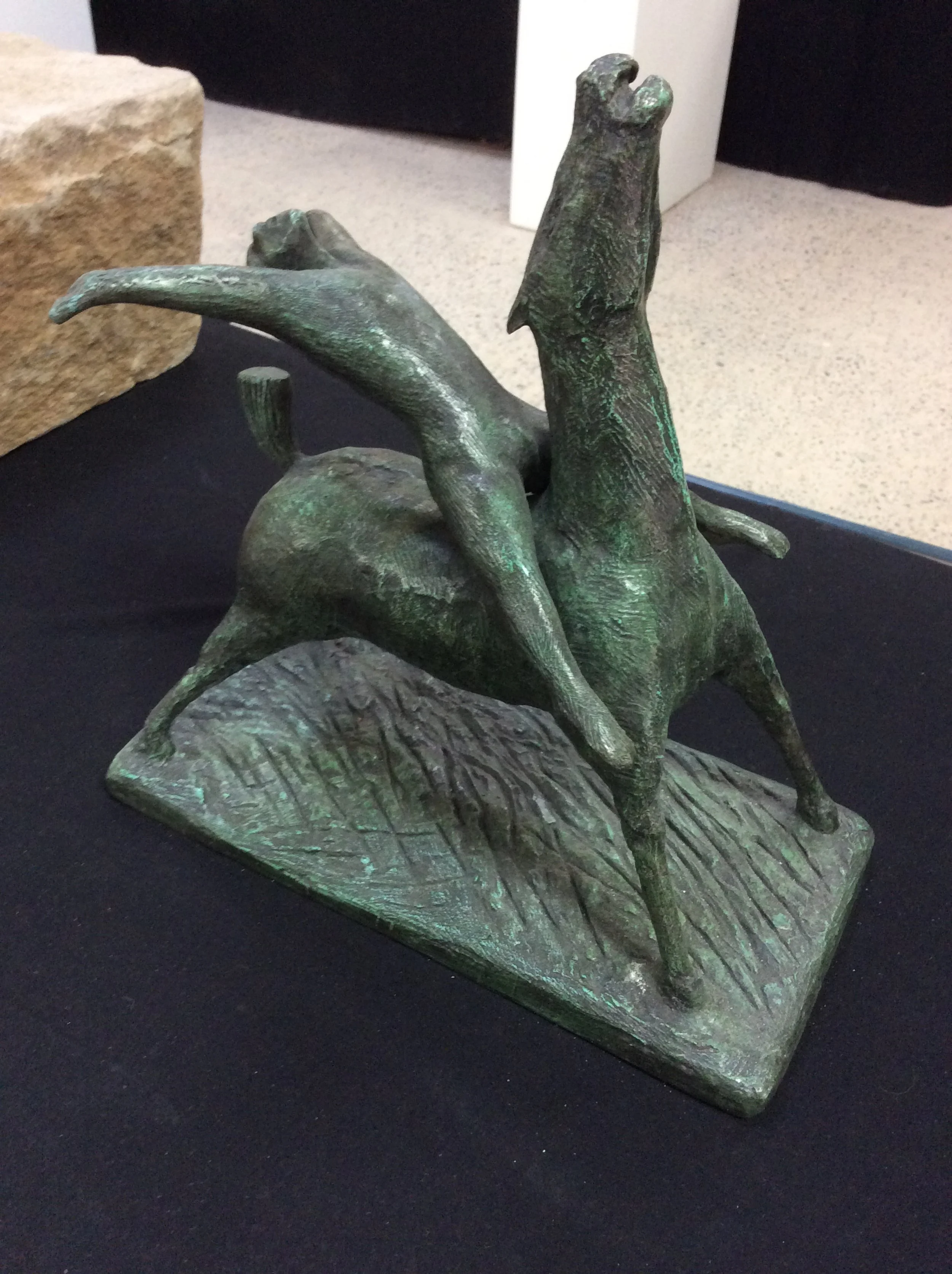 Warrior and horse (after Marini)
31 x 23 x 38 cms
