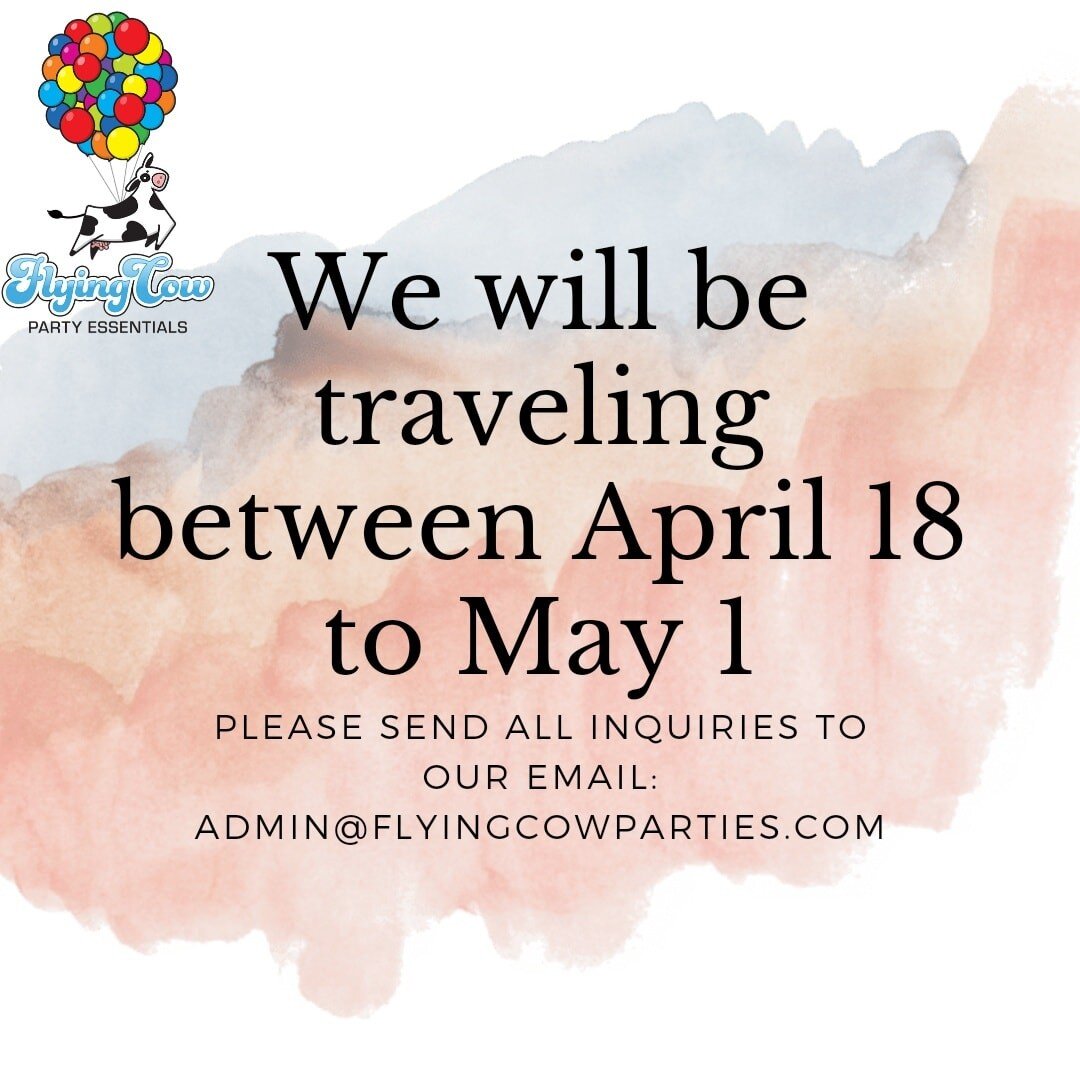 Update:

We will be out of the state for two weeks. Please contact us via email as we will have limited availability to phone calls