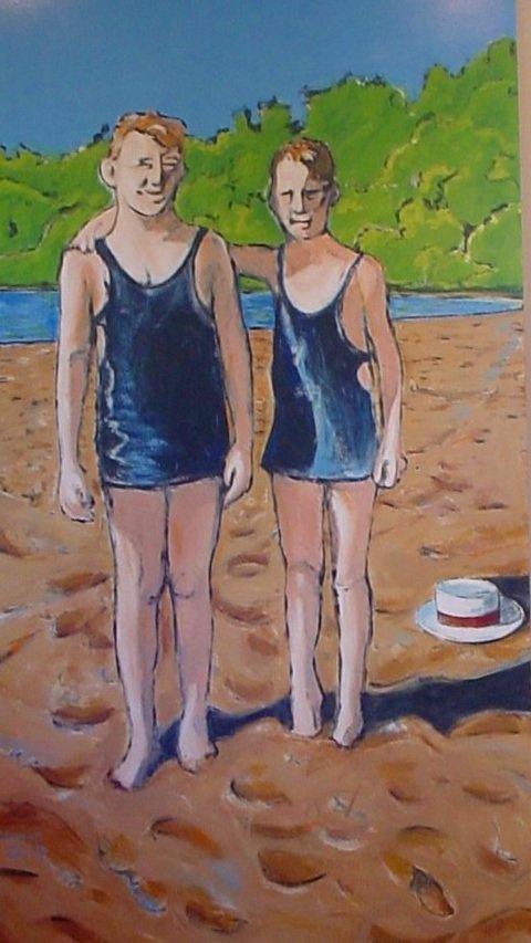 Detroit Lakes MN 'brothers' mural