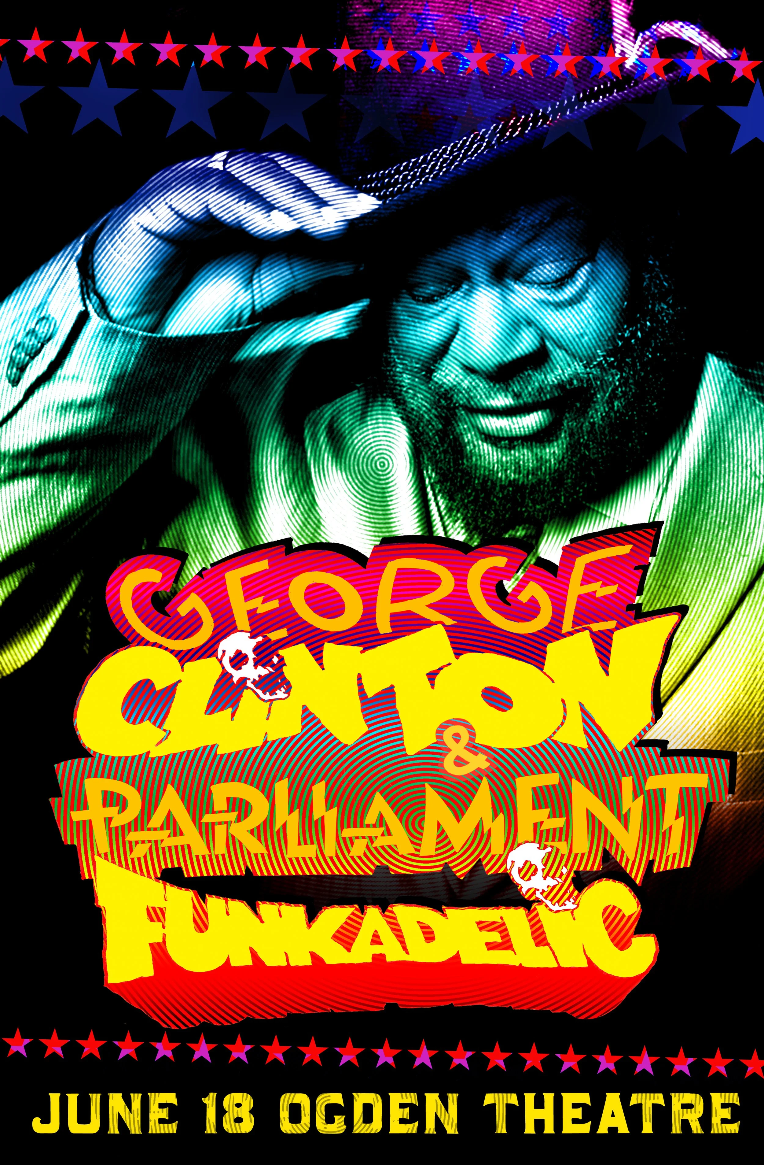George Clinton Parliament Funkadelic Ogden Theater poster 2017 .jpg