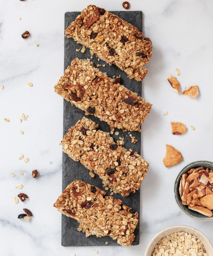 Apple Cinnamon Recovery Bars - a great snack after a long run or ride!