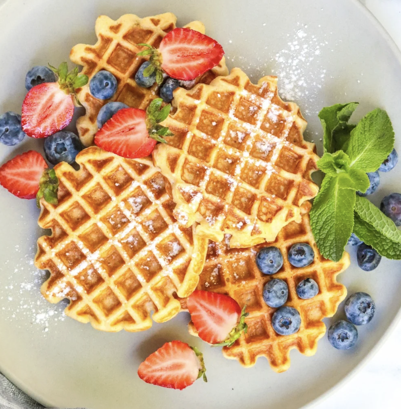 High-Protein Breakfast Waffles