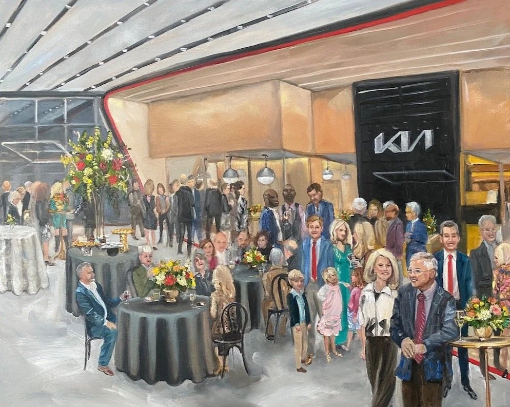 Live Painting - Grand Opening of JT's Kia, Columbia, SC