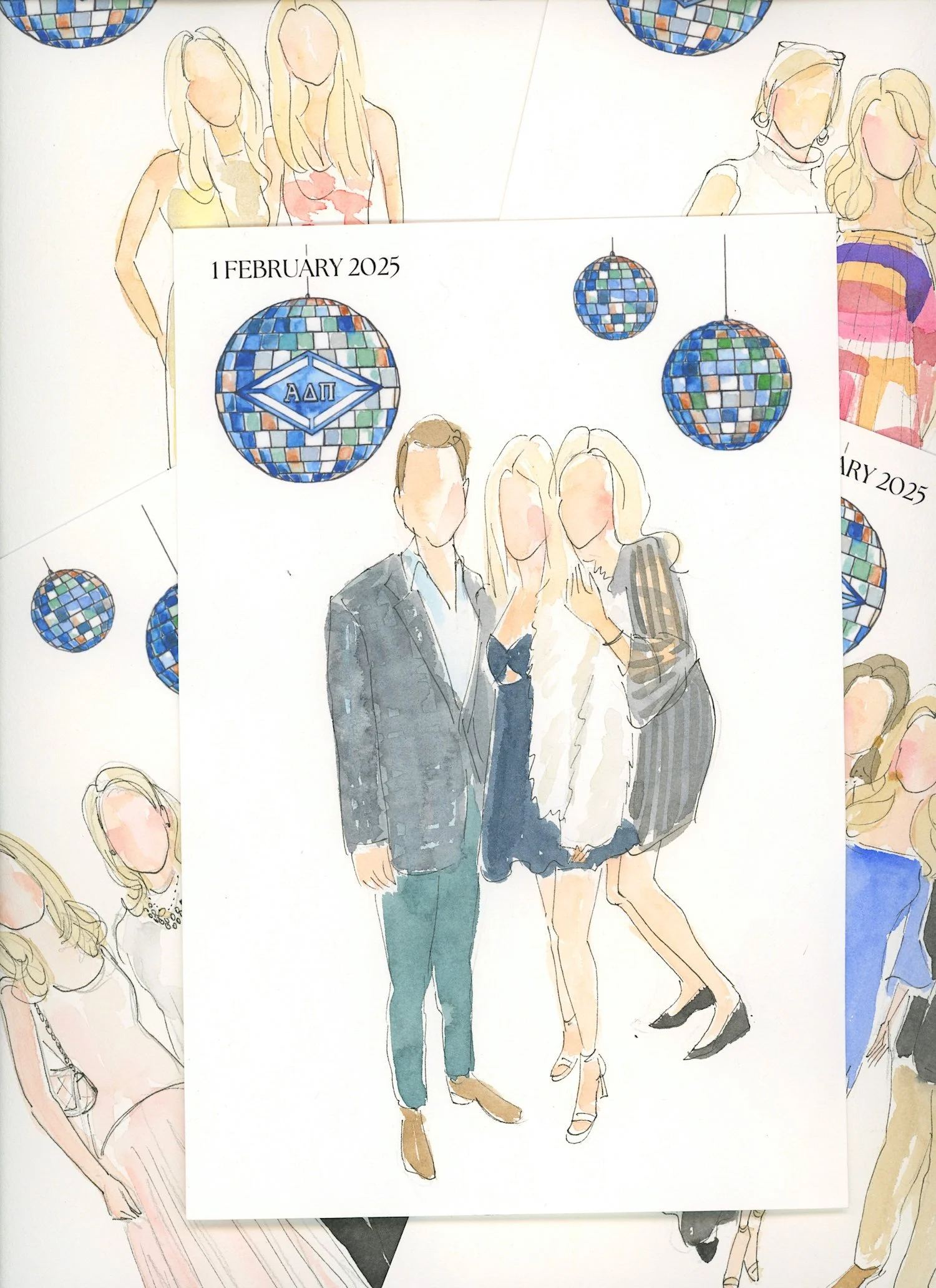 Live Portrait Bar for ADPi's Parents Weekend - SC State Museum, Columbia SC