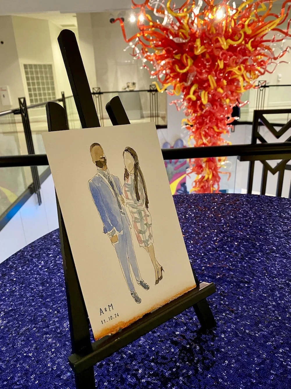 Live Wedding Portrait Bar - Columbia Museum of Art