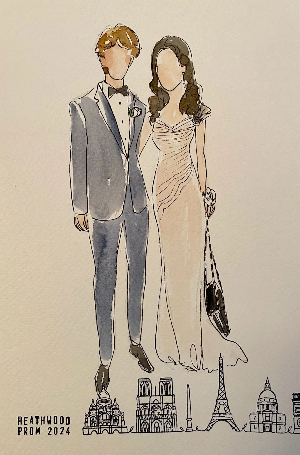 Painted Portrait Booth - Heathwood Hall Prom, Columbia SC
