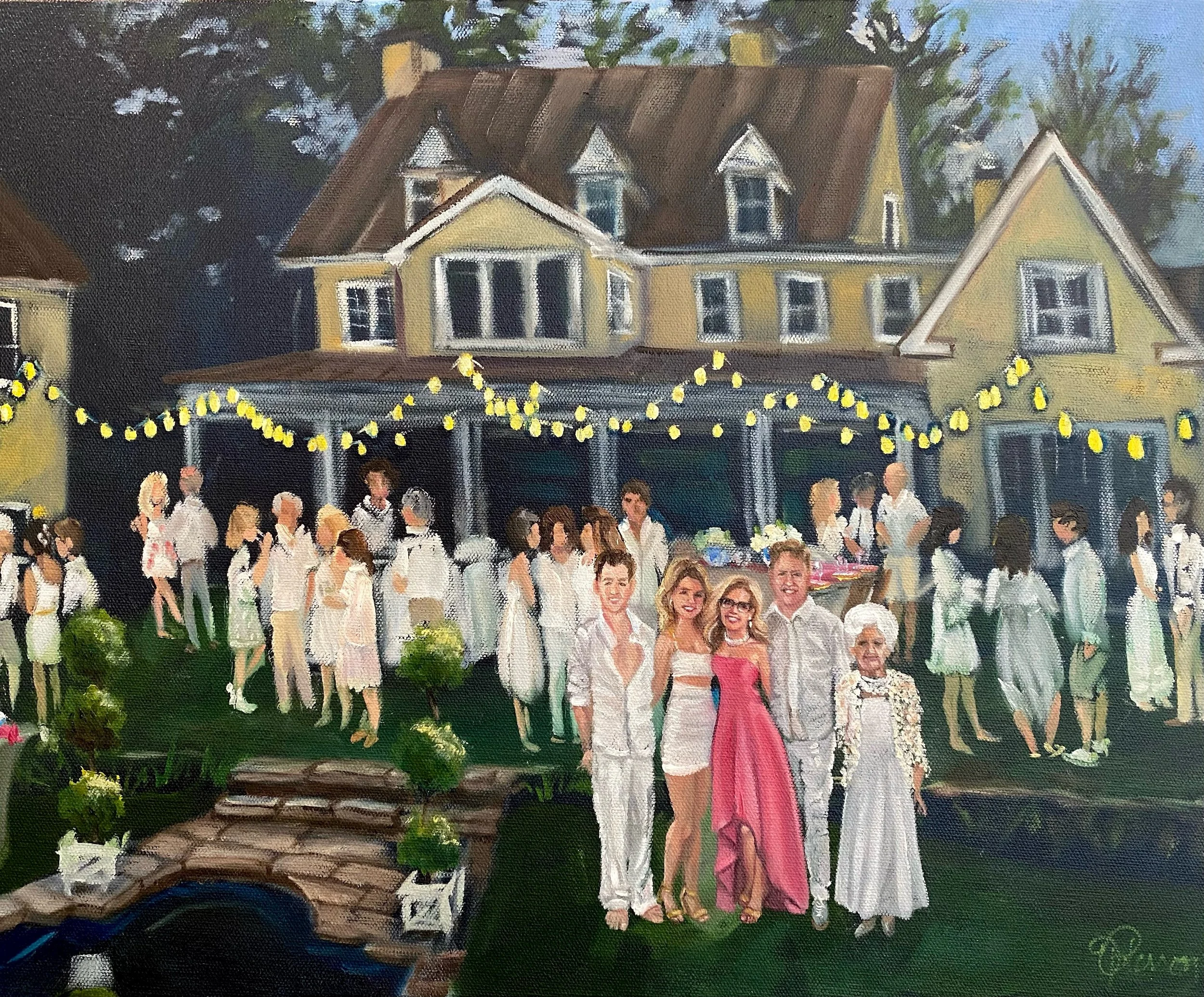 Birthday Party Live Painting - Private Residence