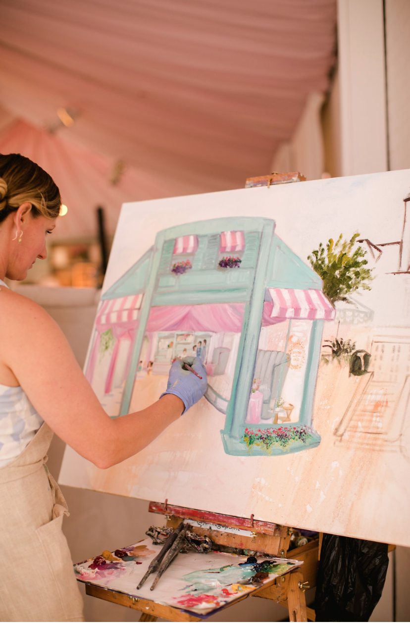 First Birthday Live Painting - Private Residence