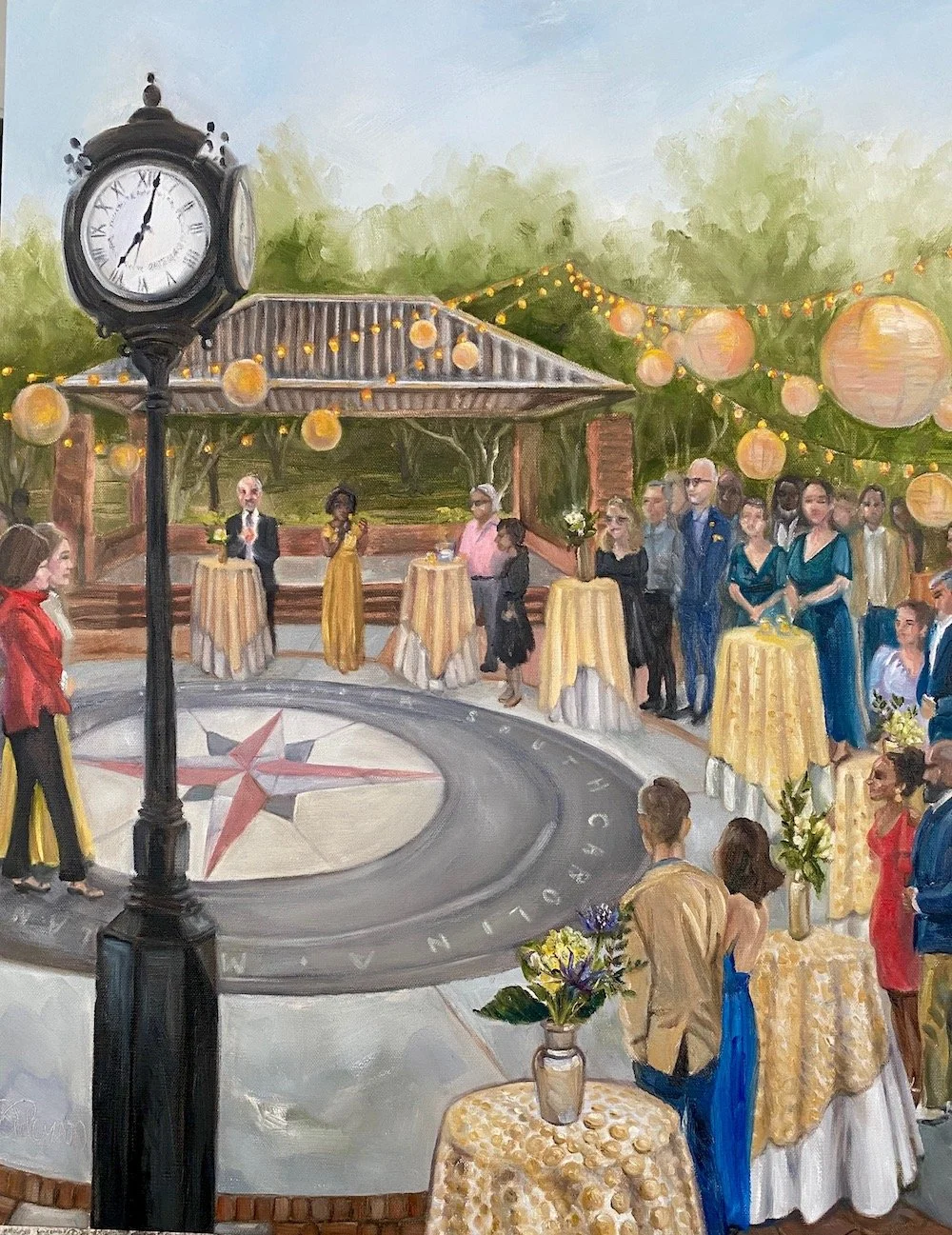 Commissioned Painting for Midlands Technical College's 50th Anniversary Gala - Airport Campus, West Columbia SC