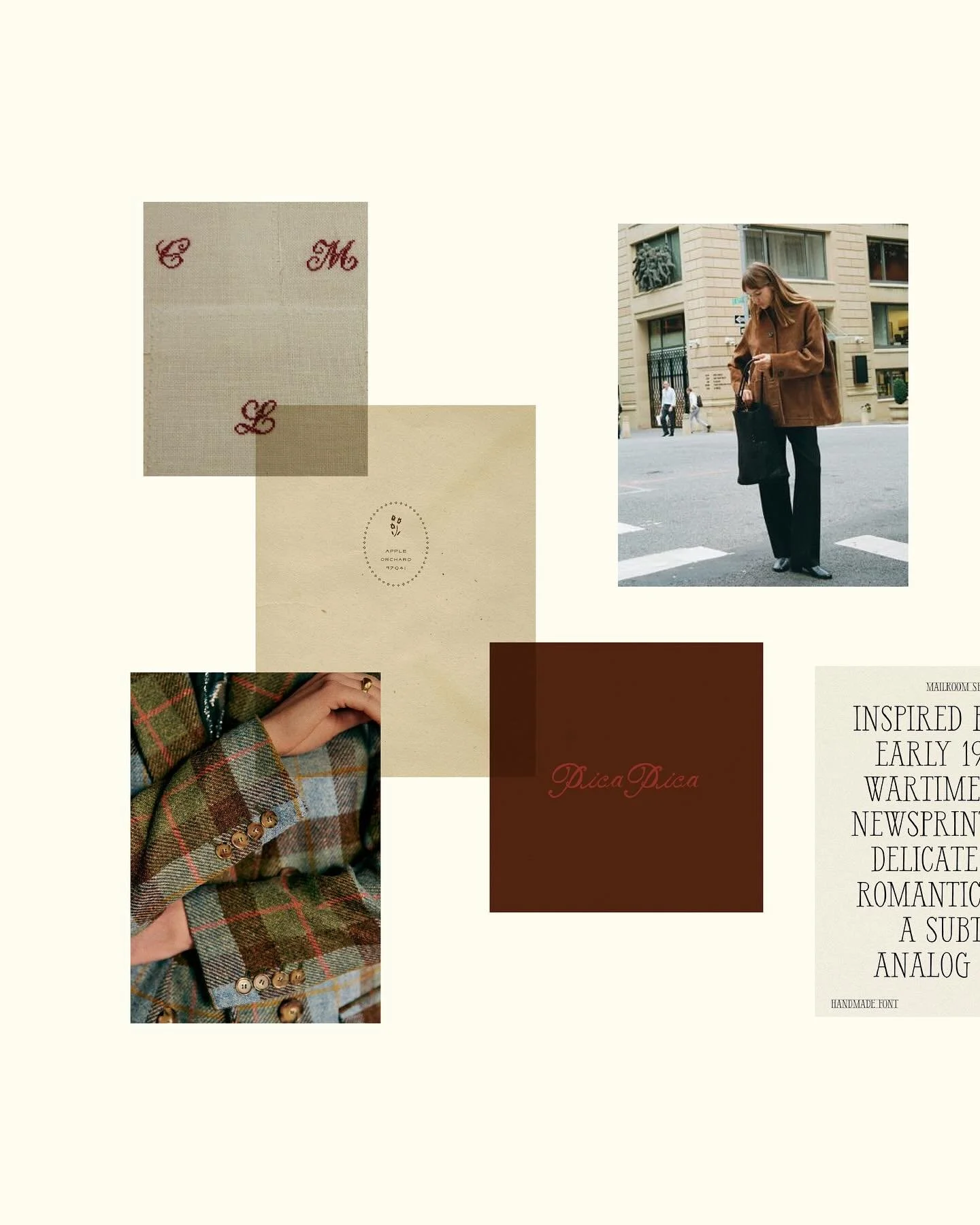 A little creative direction for your Monday 😌 

I&rsquo;ve been working on a personal project for vintage reseller/stylist, Grace Brinkley. I was inspired by her style &amp; pulled imagery of vintage tags &amp; layered patterns &amp; textures to hel