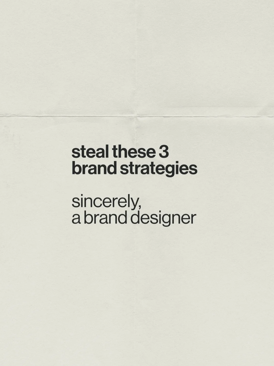 Some strategies to incorporate into your brand ⬇️

Local celeb: A focus on providing for your community, deeper than just hosting community events, but helping to enact real change on a local level.

Mini series: I know you&rsquo;ve seen this before.