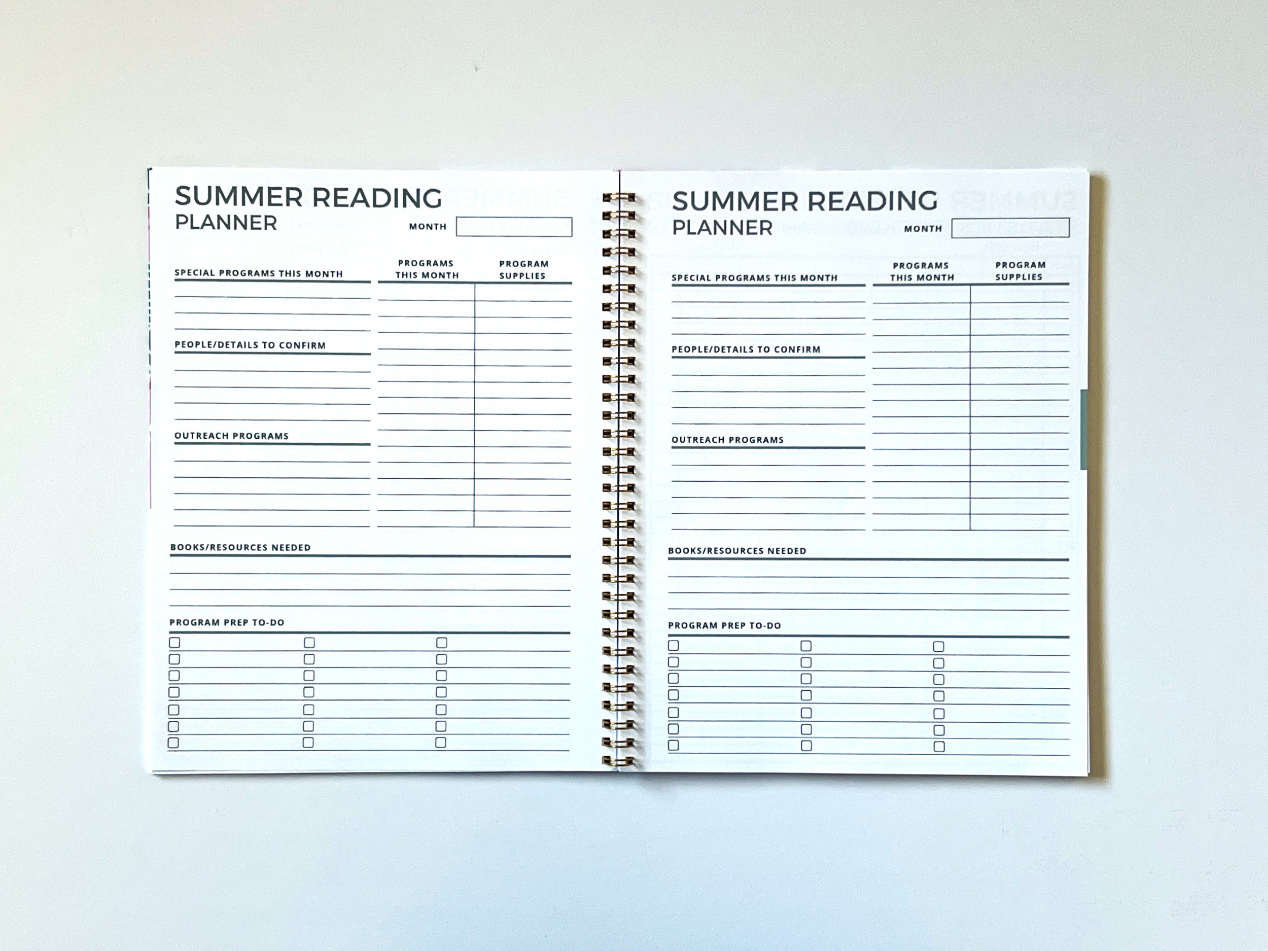 Summer Reading Insert