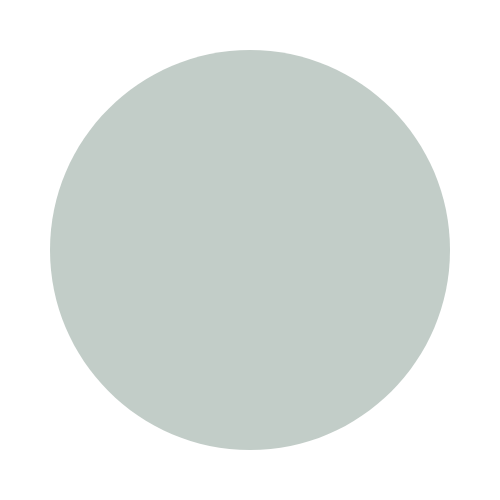 A large, light gray circle against a black background.