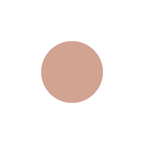 Close-up of a circular beige object against a black background.