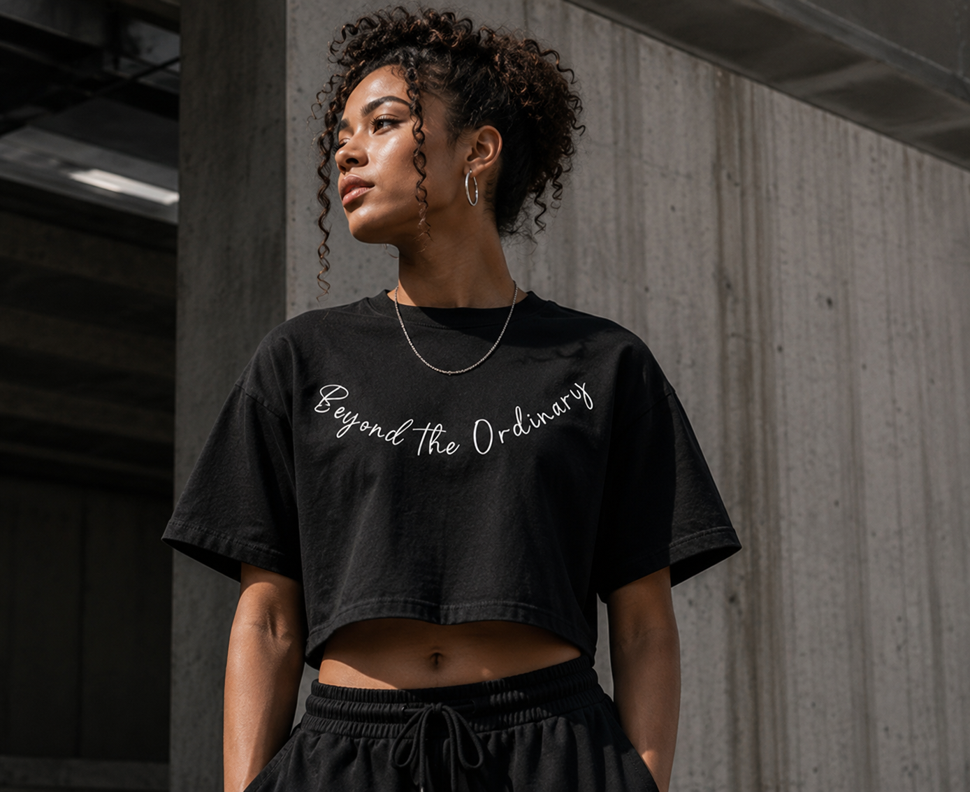 Women's Mineral Wash Cotton Crop T-Shirt